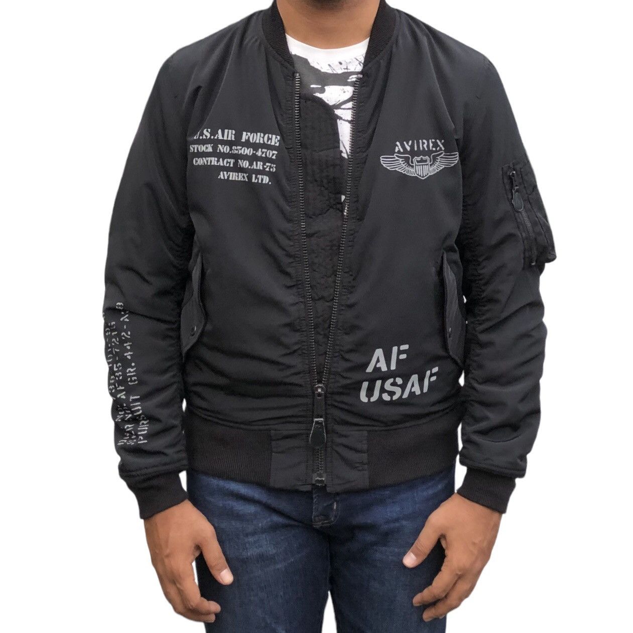 Avirex Avirex U.S.Air Force USAF Ma-1 Flight Bomber Jacket Size US M / EU 48-50 / 2 - 10 Thumbnail