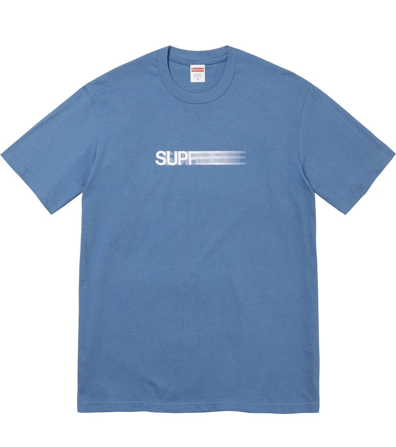 Supreme Supreme Motion Tee Blue Medium SS23 Size US M / EU 48-50 / 2 - 1 Thumbnail