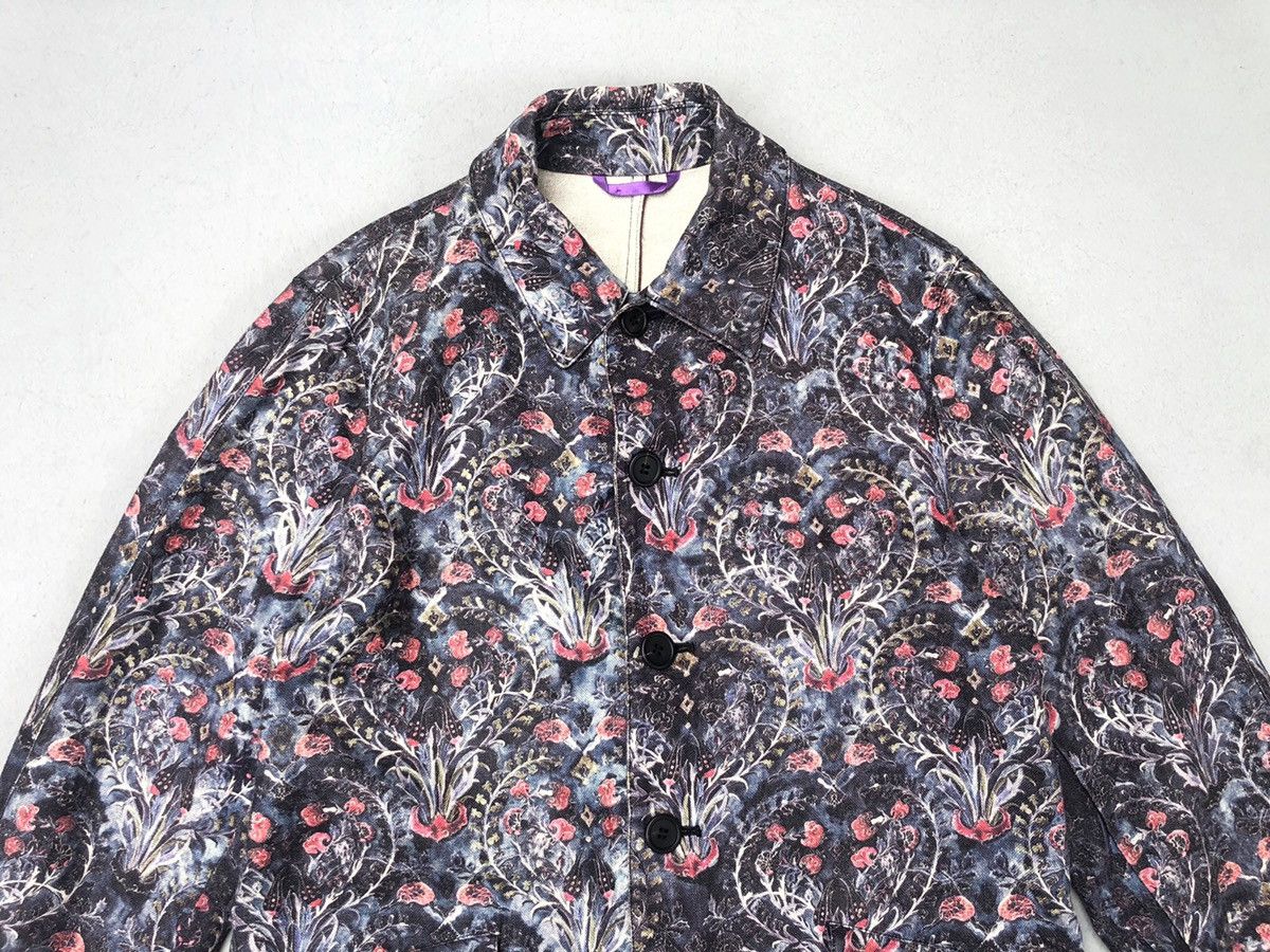 Paul Smith RARE Paul Smith Two Tone Full Print Floral Jacket Size US M / EU 48-50 / 2 - 4 Thumbnail