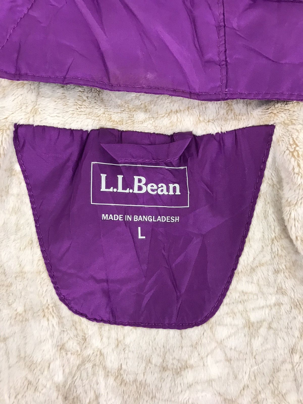 L.L. Bean × Vintage Vintage L.L Bean Puffer Quilted Light Jacket Zipper Style Size L / US 10 / IT 46 - 6 Thumbnail