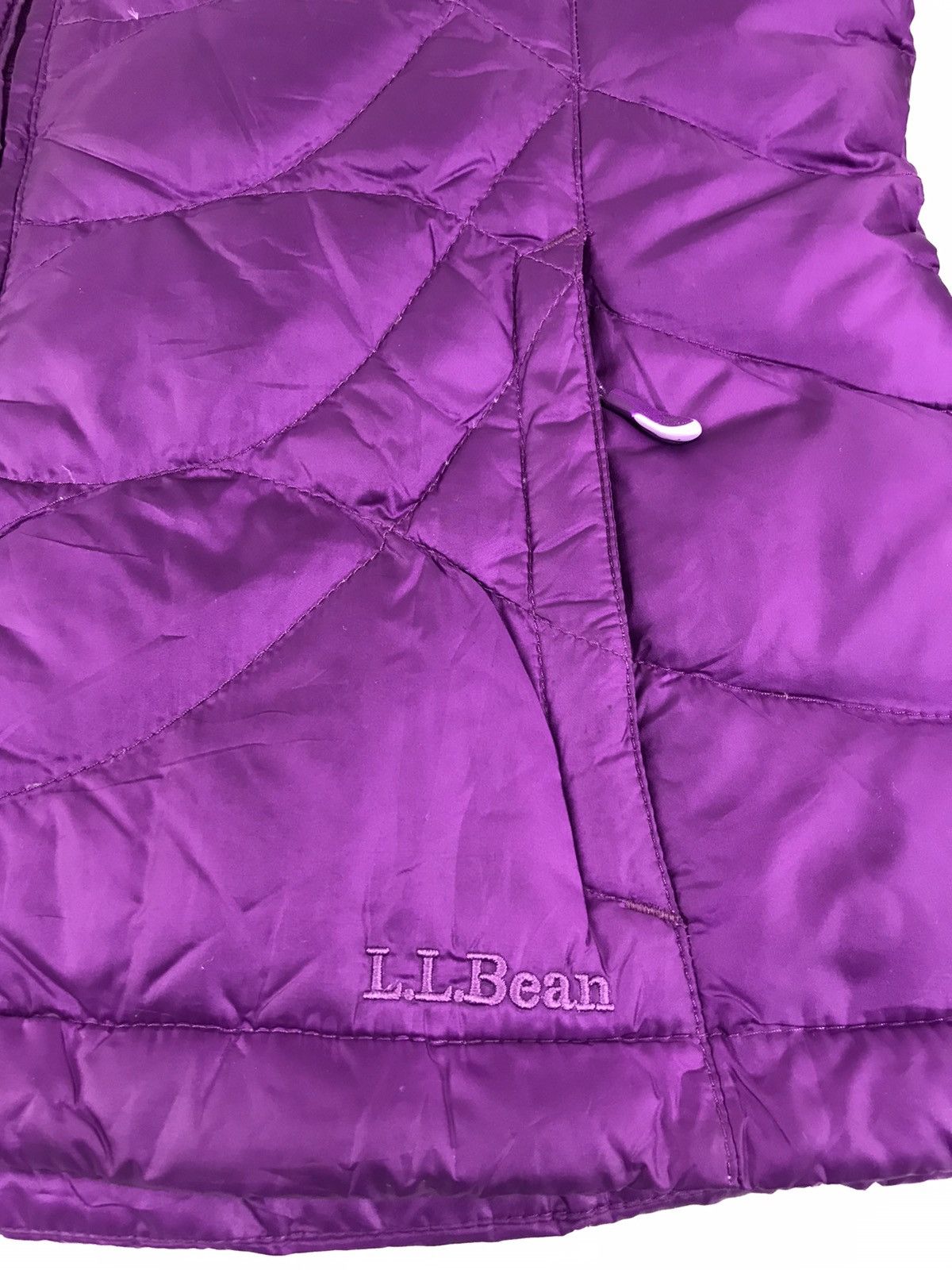 L.L. Bean × Vintage Vintage L.L Bean Puffer Quilted Light Jacket Zipper Style Size L / US 10 / IT 46 - 4 Thumbnail