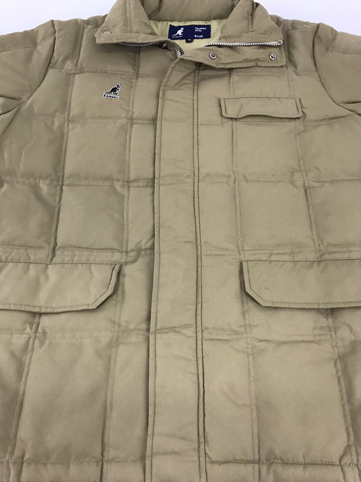 Kangol × Vintage Vintage Kangol Checked Stich Puffer Quilted Light Jacket Size US M / EU 48-50 / 2 - 3 Thumbnail