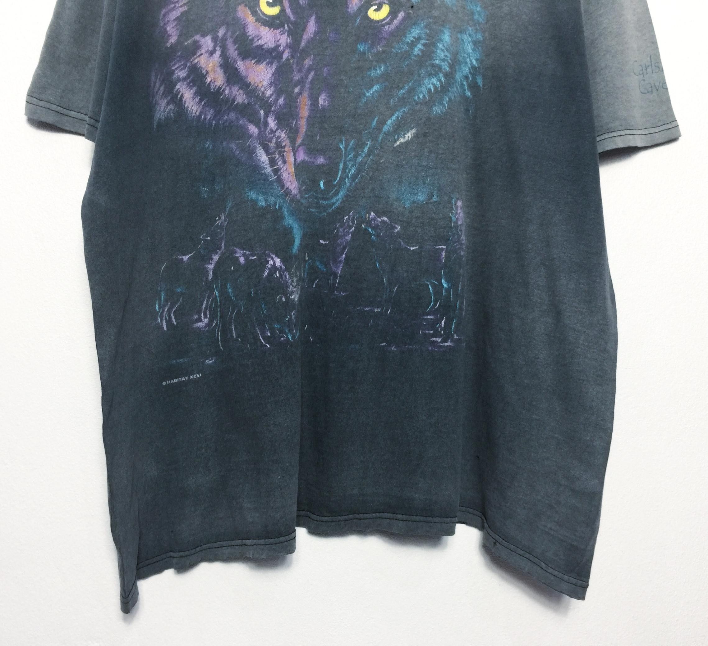 Habitat Vintage 90s Habitat Wolfpack Carlsbad Caverns Oversize Tees Size US XXL / EU 58 / 5 - 3 Thumbnail