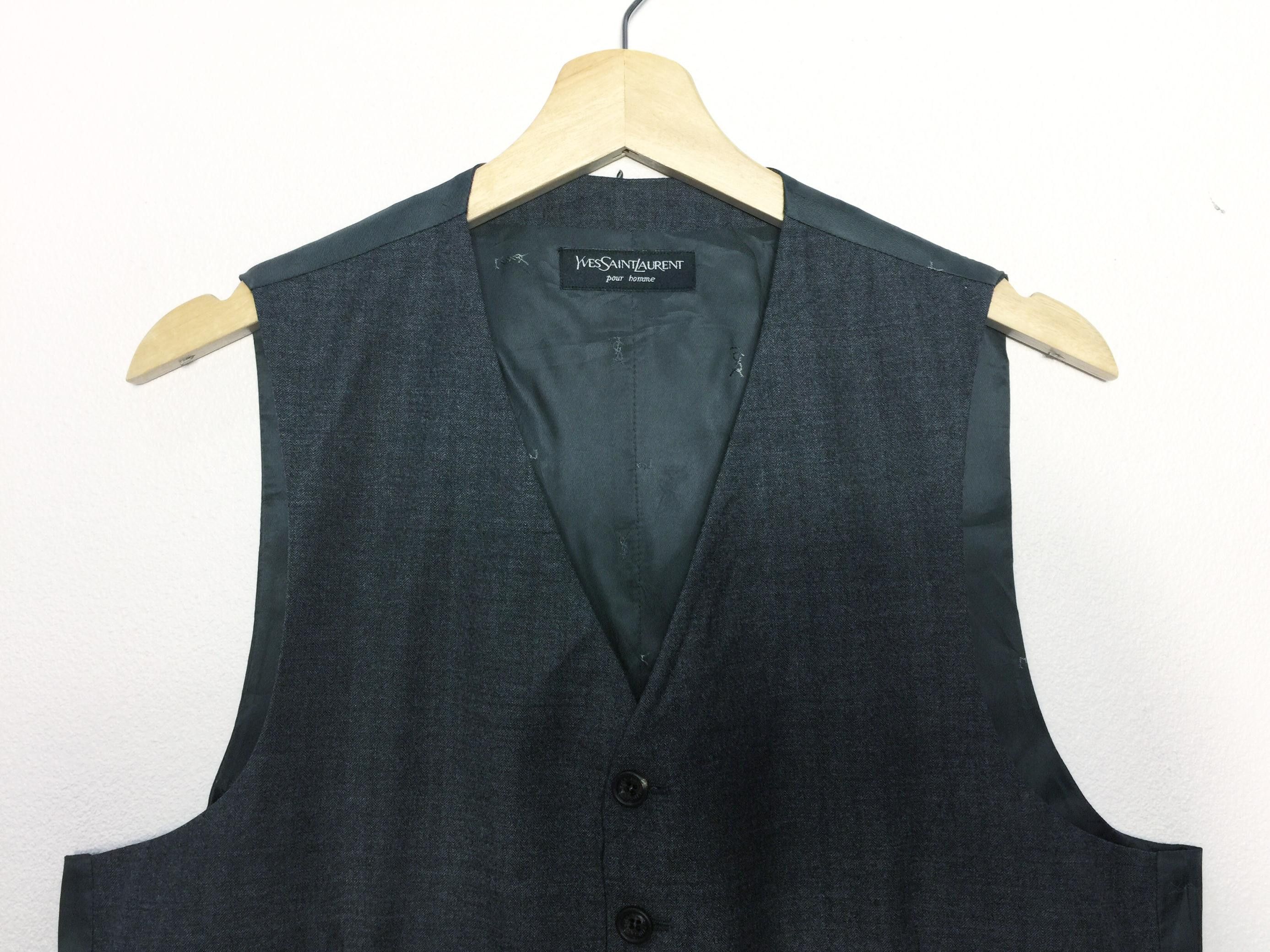 Yves Saint Laurent Rare Vintage Yves Saint Laurent Vests / monogram Size US M / EU 48-50 / 2 - 2 Thumbnail