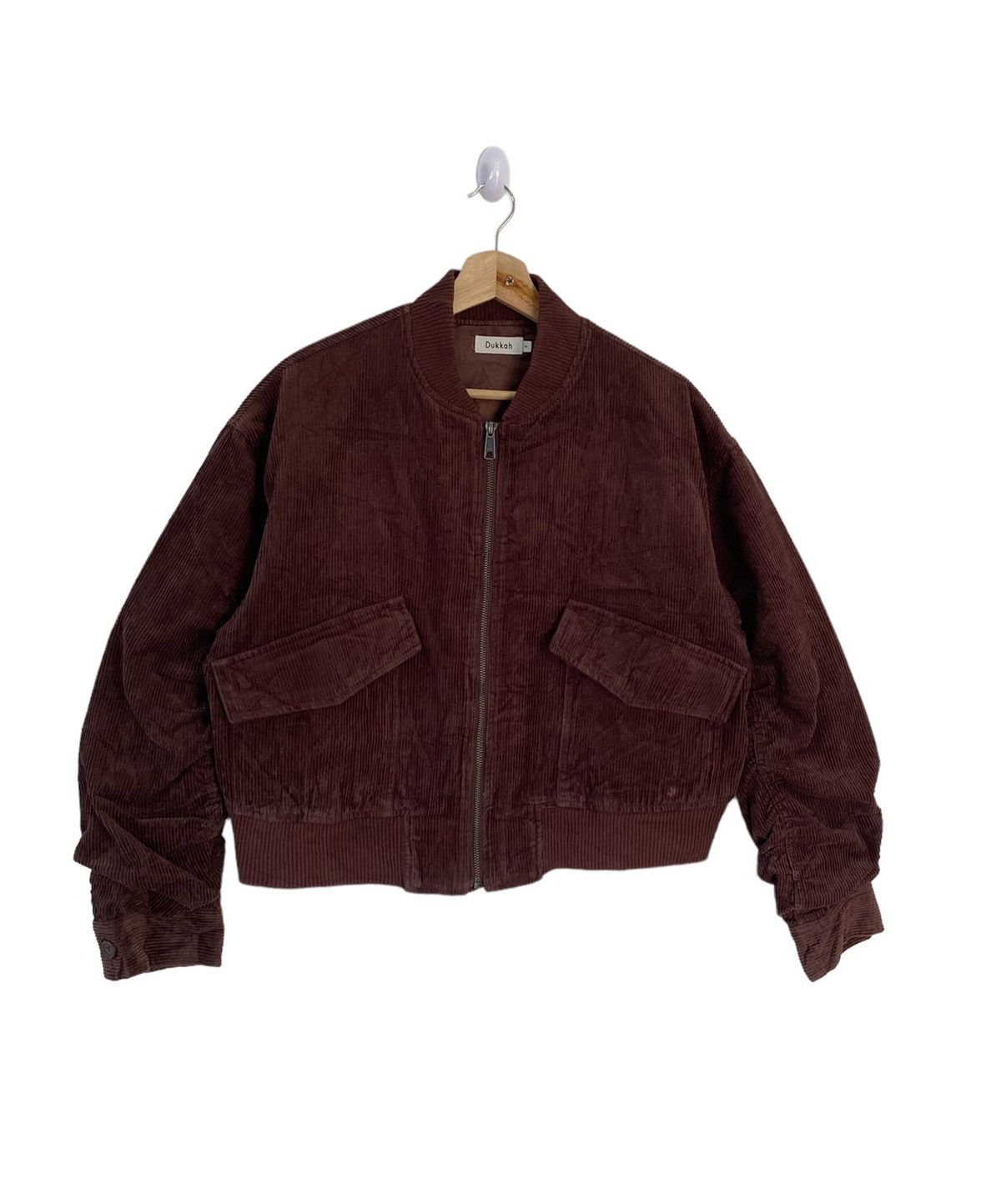 Designer × Issey Miyake × Japanese Brand JAPANESE DESIGNER CROPPED CORDUROY BOMBER JACKET Size US M / EU 48-50 / 2 - 4 Thumbnail