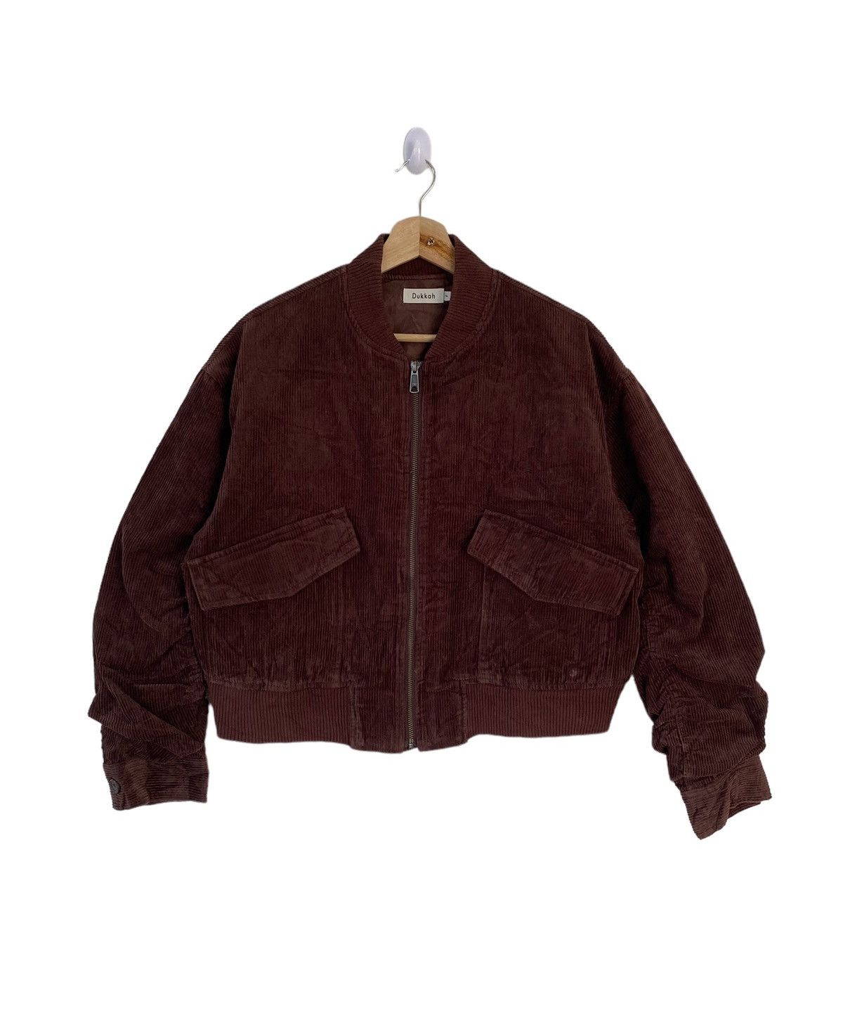 Designer × Issey Miyake × Japanese Brand JAPANESE DESIGNER CROPPED CORDUROY BOMBER JACKET Size US M / EU 48-50 / 2 - 1 Thumbnail