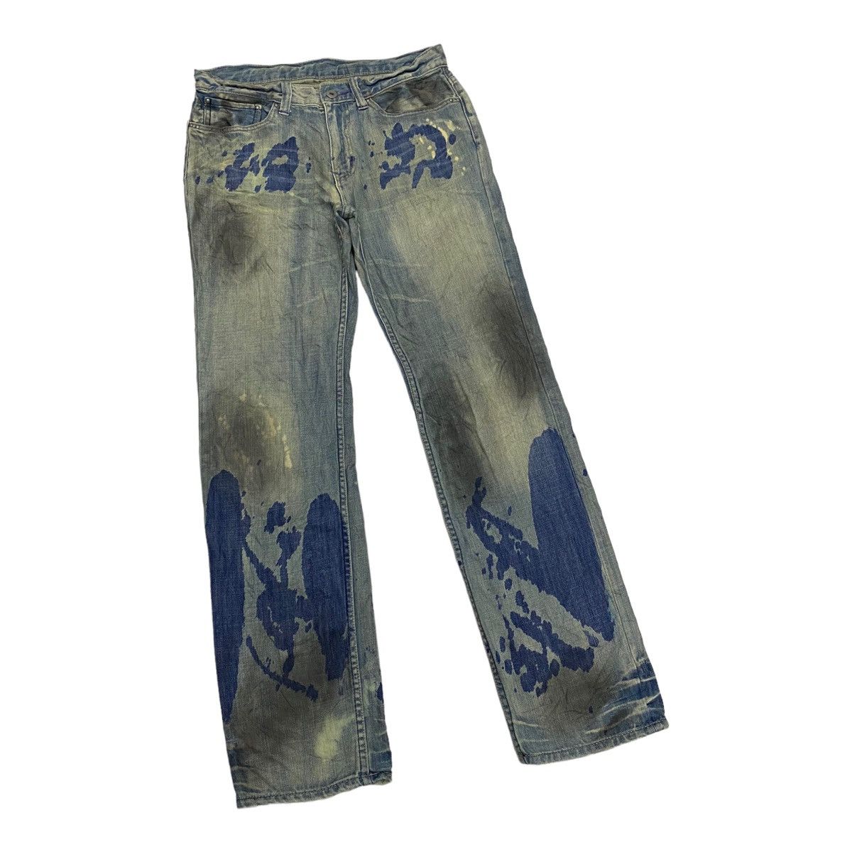 Hysteric Glamour × If Six Was Nine TAKEO KIKUCHI ARCHIVE SUPER RARE DESIGN DENIM VINTAGE PANTS Size US 32 / EU 48 - 7 Thumbnail