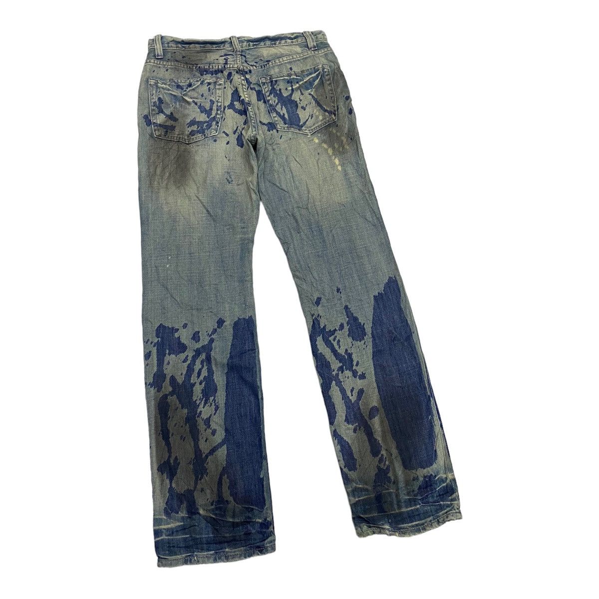 Hysteric Glamour × If Six Was Nine TAKEO KIKUCHI ARCHIVE SUPER RARE DESIGN DENIM VINTAGE PANTS Size US 32 / EU 48 - 8 Thumbnail