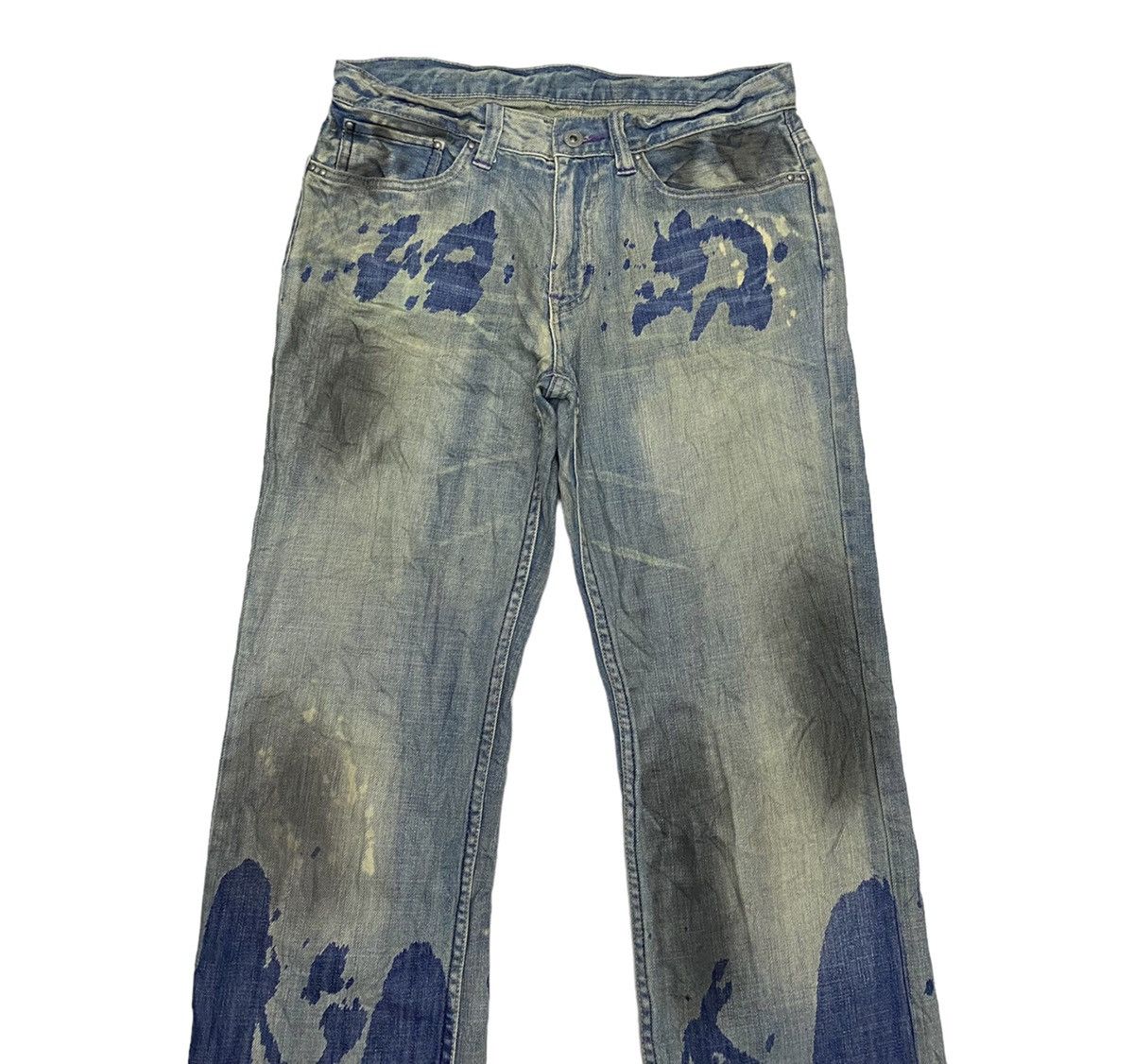 TAKEO KIKUCHI ARCHIVE SUPER RARE DESIGN DENIM VINTAGE PANTS