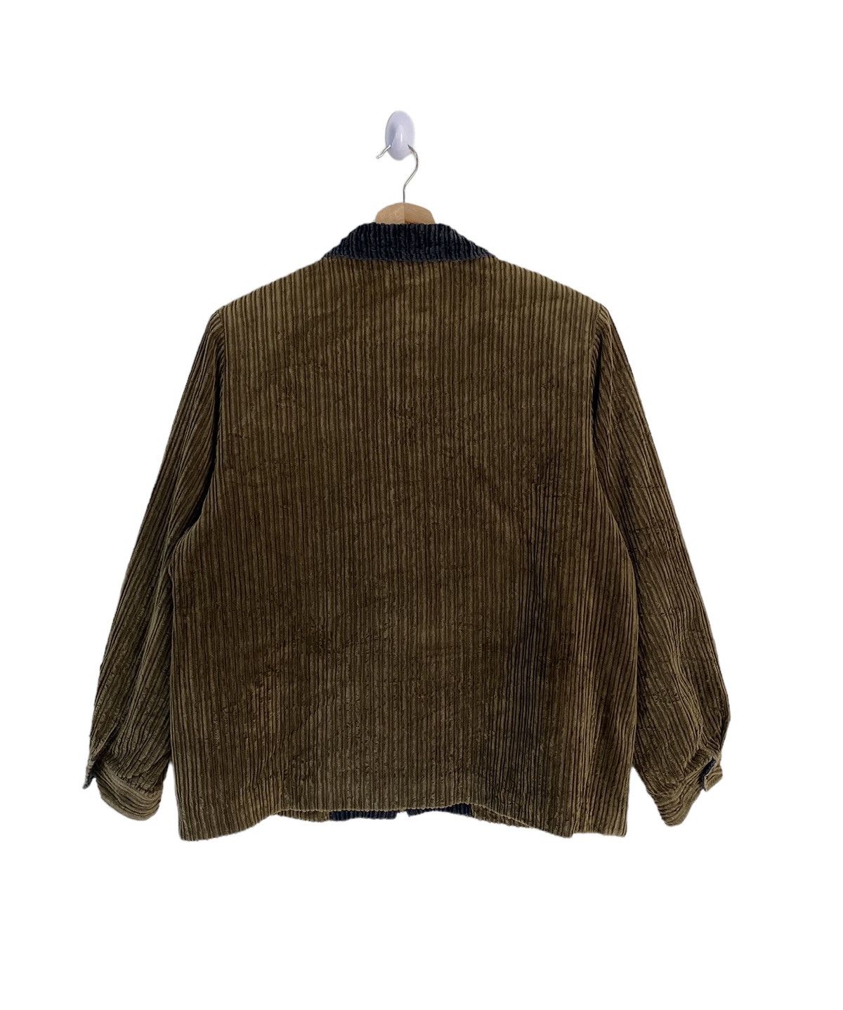 Designer × Issey Miyake × Japanese Brand CHARDONNE JAPANESE BRAND CORDUROY ZIPPER JACKET Size US M / EU 48-50 / 2 - 4 Thumbnail