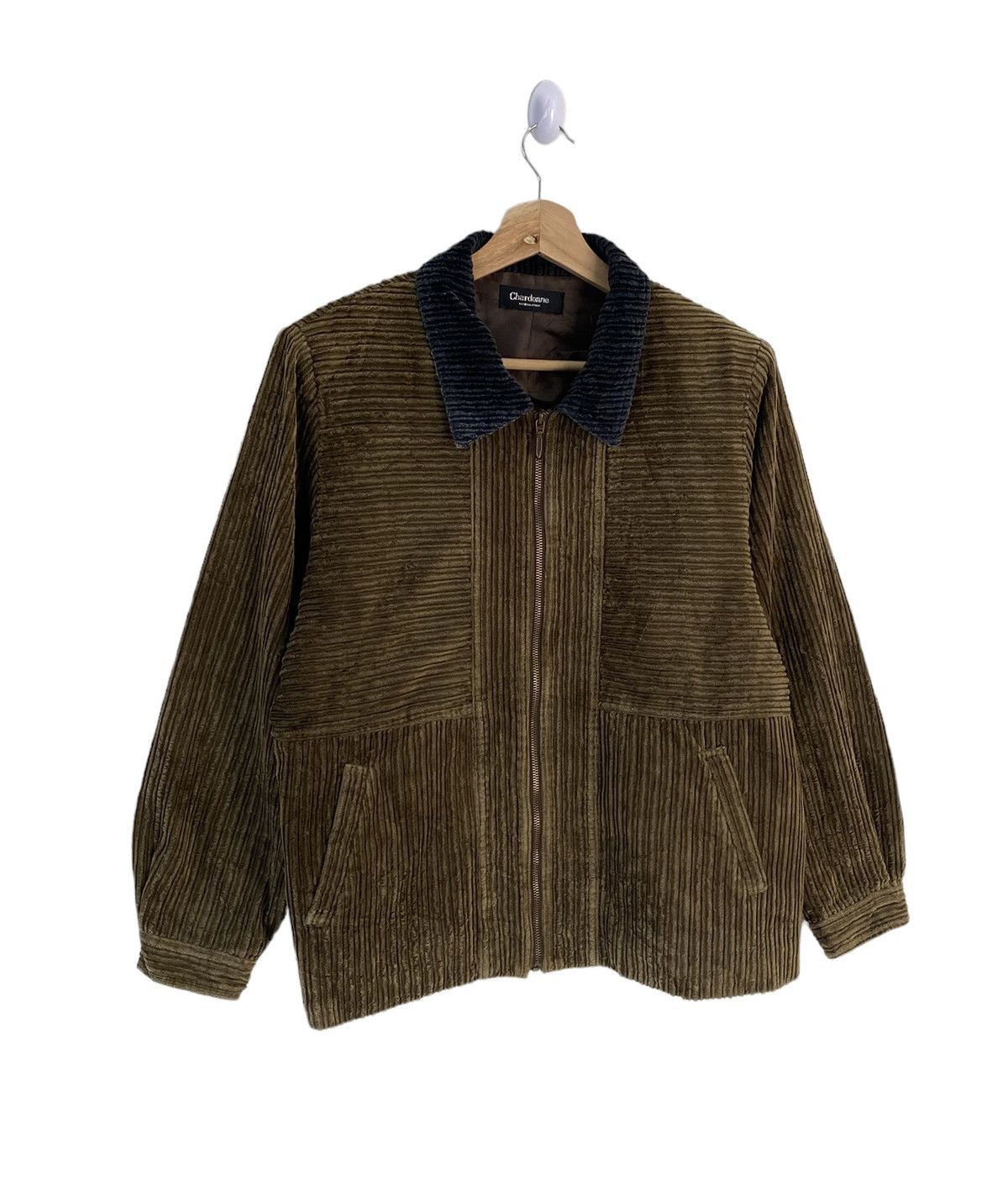 Designer × Issey Miyake × Japanese Brand CHARDONNE JAPANESE BRAND CORDUROY ZIPPER JACKET Size US M / EU 48-50 / 2 - 2 Thumbnail
