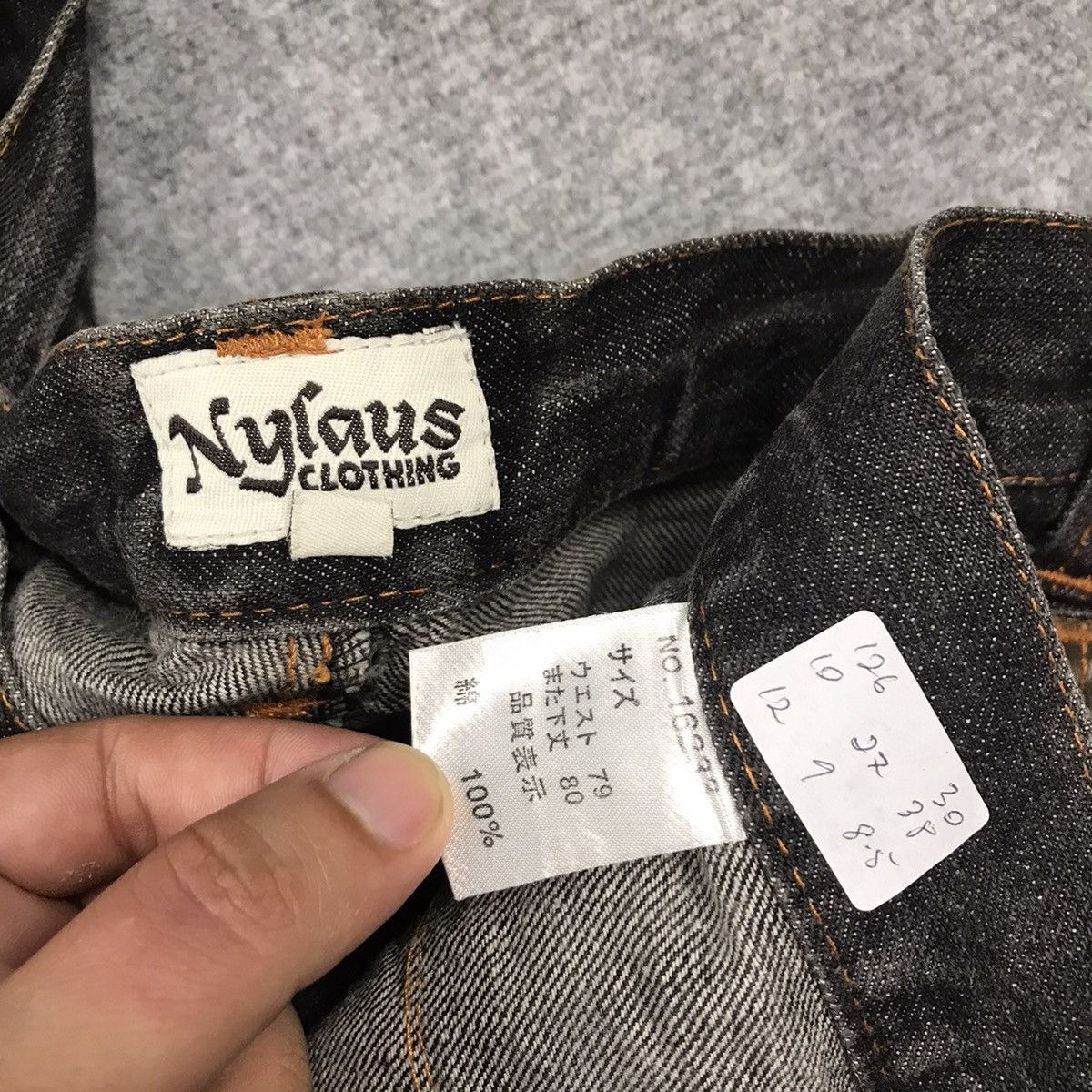 FLARE JEANS🔥DOUBLE WISH NYLAUS BLACK FADED PANTS