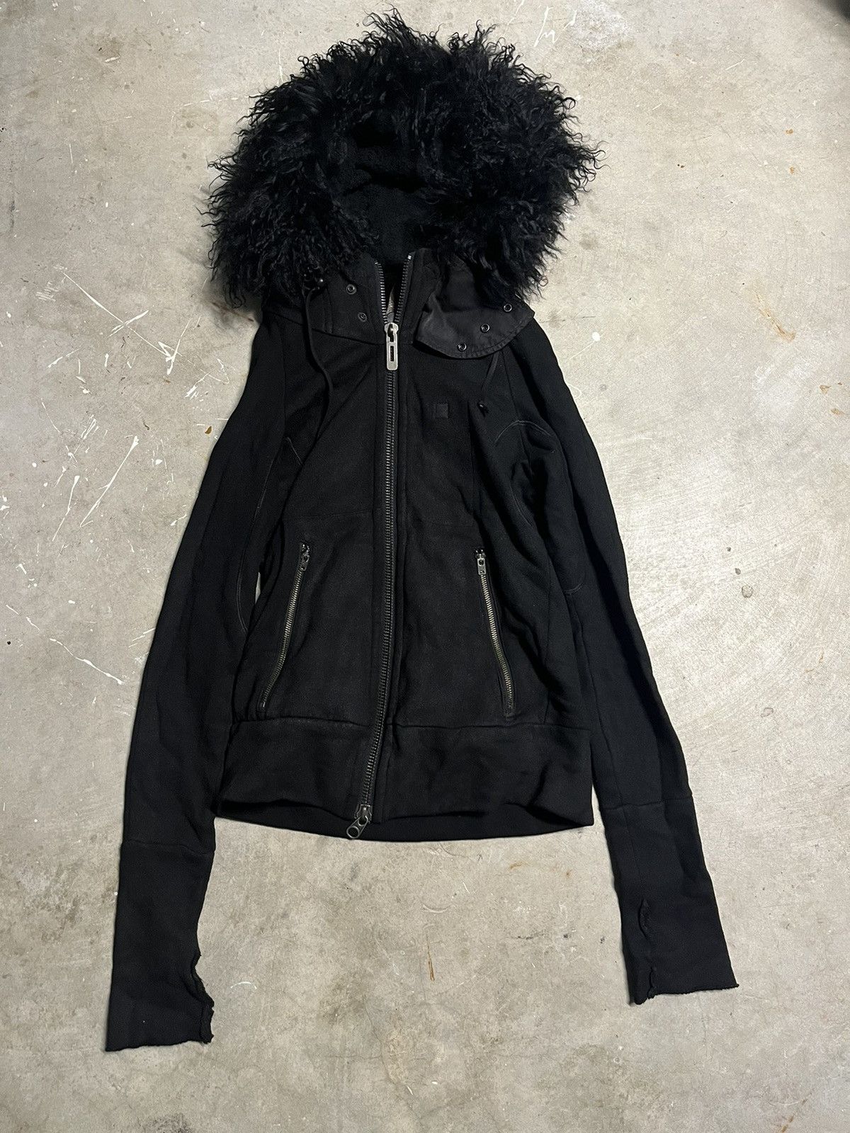 If Six Was Nine LGB fur hoodie/parka black (NFS) | Grailed