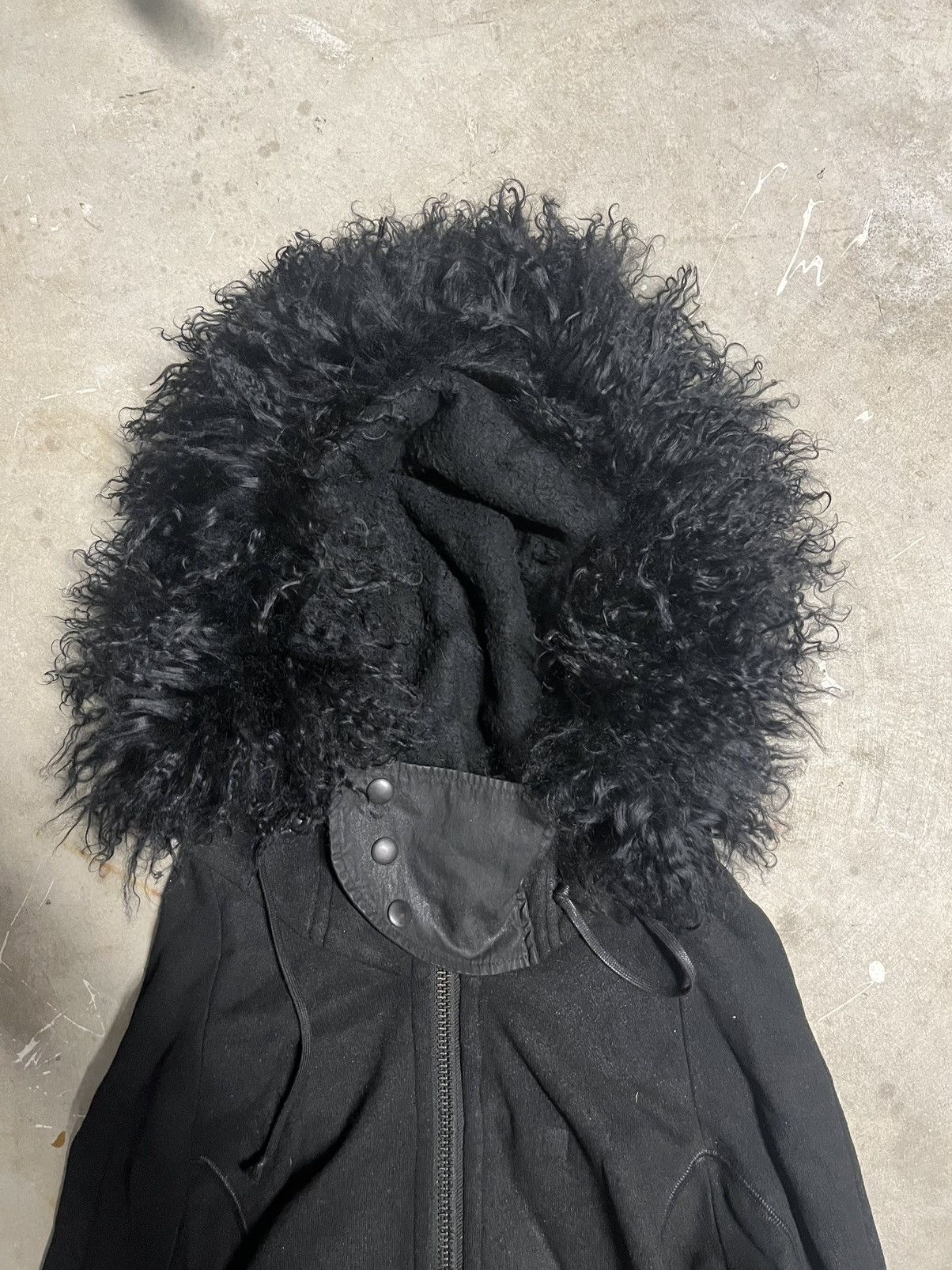 LGB fur hoodie/parka black (NFS)