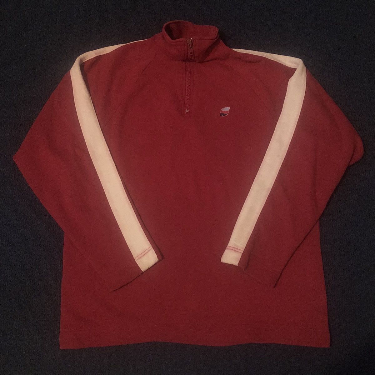 Stussy Rare Vintage 1990s Stussy Quarter Zip Logo Sweatshirt Jacket Size US L / EU 52-54 / 3 - 2 Thumbnail