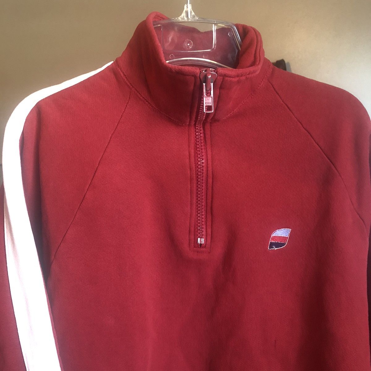 Stussy Rare Vintage 1990s Stussy Quarter Zip Logo Sweatshirt Jacket Size US L / EU 52-54 / 3 - 1 Thumbnail
