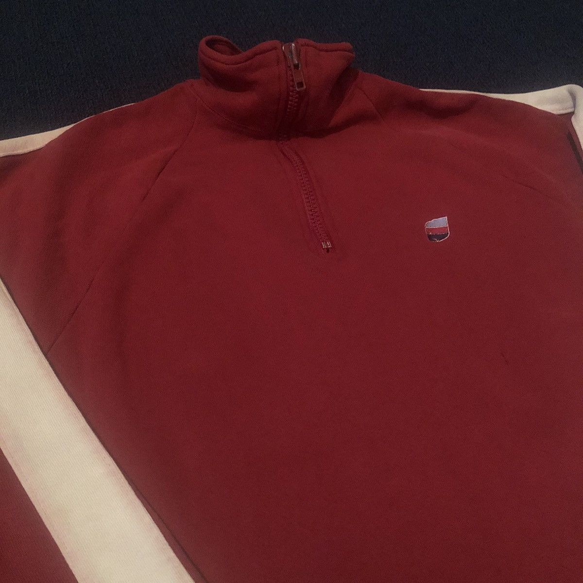 Stussy Rare Vintage 1990s Stussy Quarter Zip Logo Sweatshirt Jacket Size US L / EU 52-54 / 3 - 3 Thumbnail