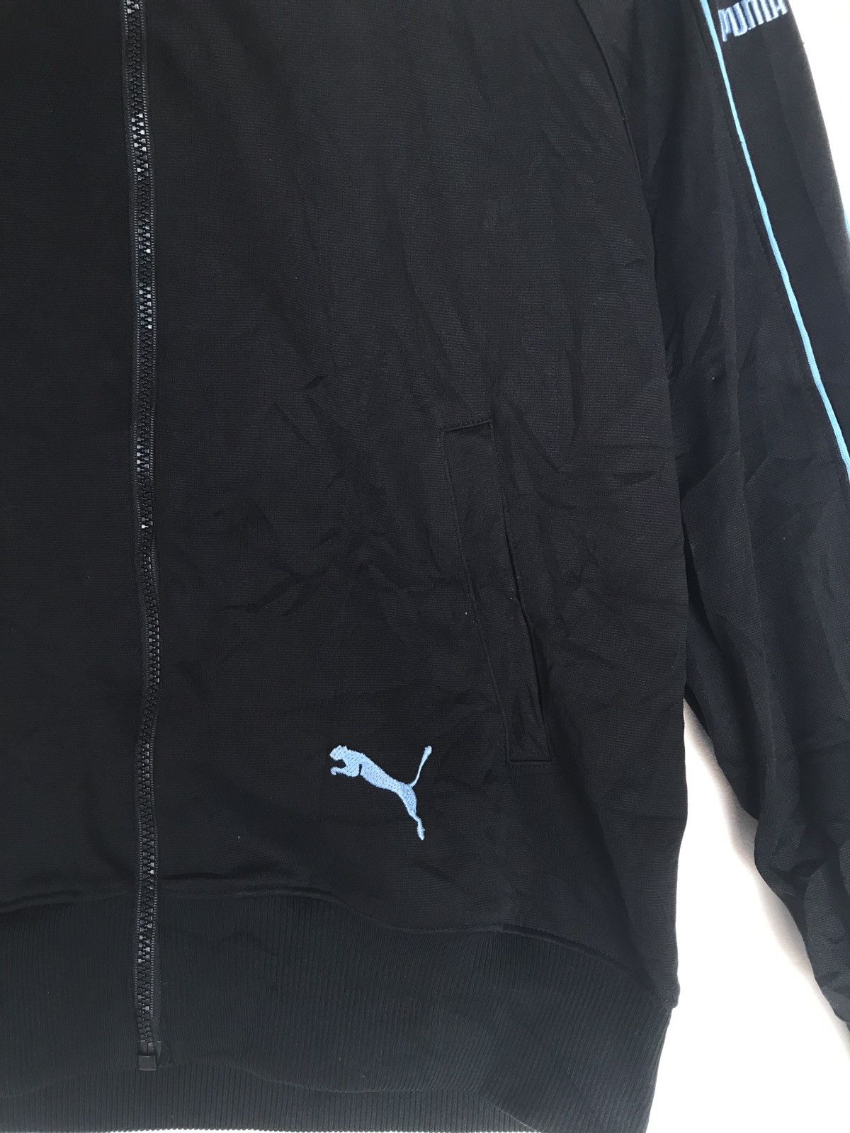 Puma × Vintage Vintage 80s Puma Sweater Full Zipper Jacket Tracktop Size US M / EU 48-50 / 2 - 4 Thumbnail