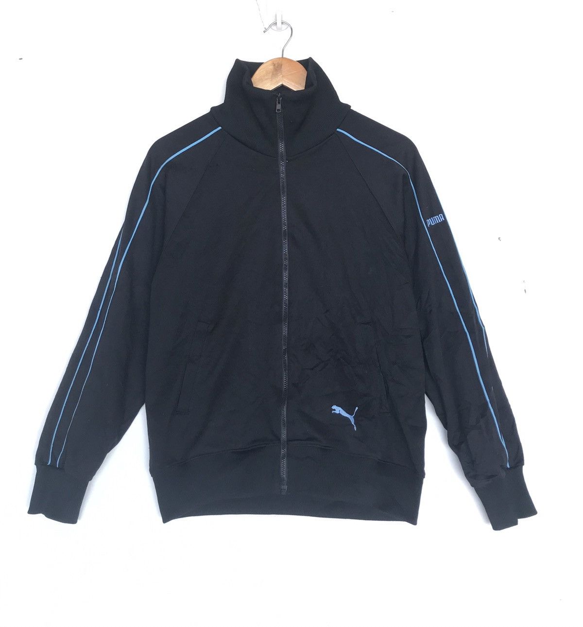 Puma × Vintage Vintage 80s Puma Sweater Full Zipper Jacket Tracktop Size US M / EU 48-50 / 2 - 1 Thumbnail