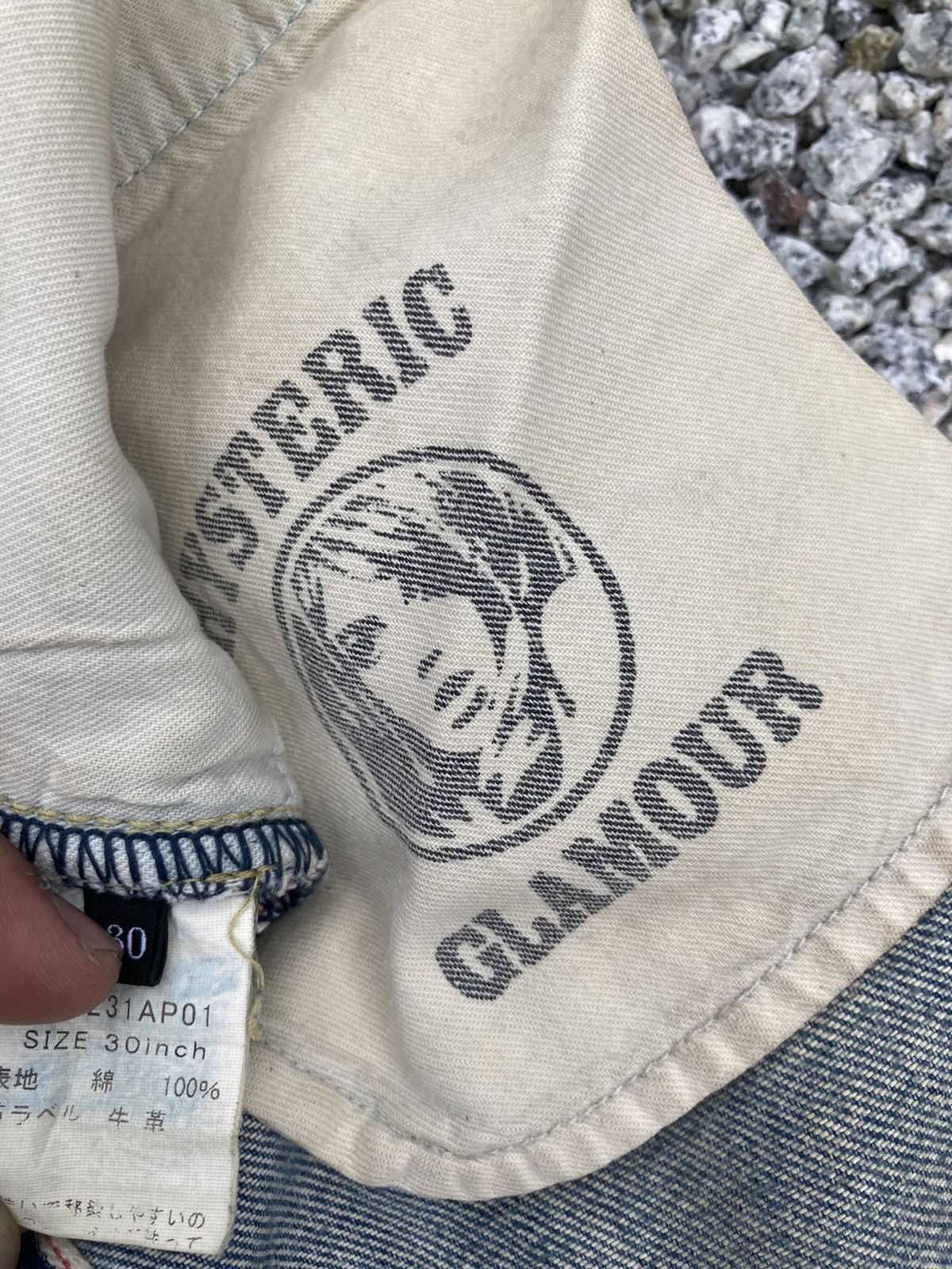 Hysteric Glamour × Seditionaries DISTRESSED HYSTERIC GLAMOUR SELVEGDE JEANS Size US 29 - 18 Thumbnail