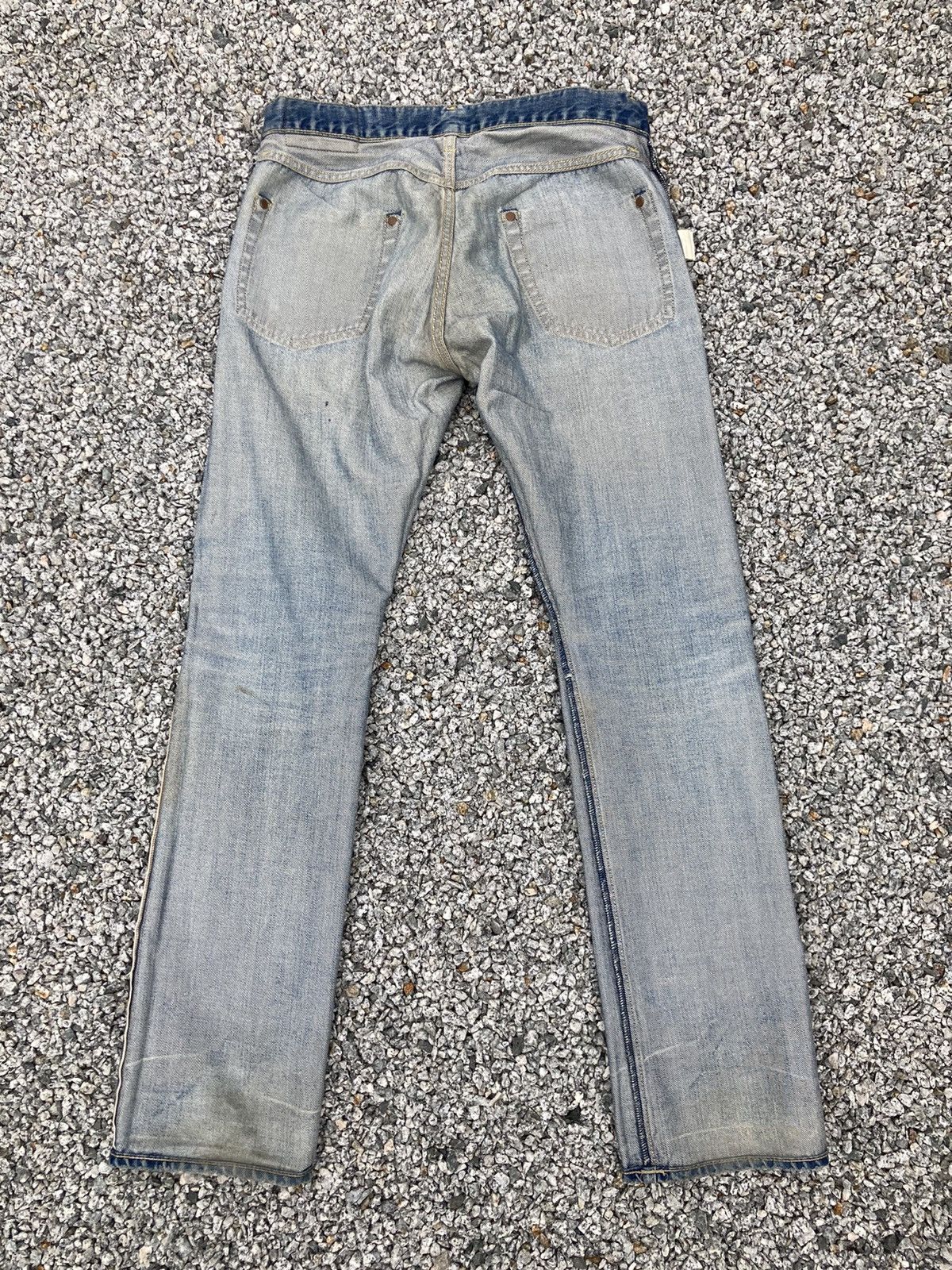 Hysteric Glamour × Seditionaries DISTRESSED HYSTERIC GLAMOUR SELVEGDE JEANS Size US 29 - 15 Thumbnail