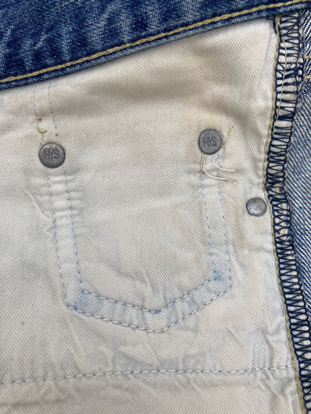Hysteric Glamour × Seditionaries DISTRESSED HYSTERIC GLAMOUR SELVEGDE JEANS Size US 29 - 17 Thumbnail
