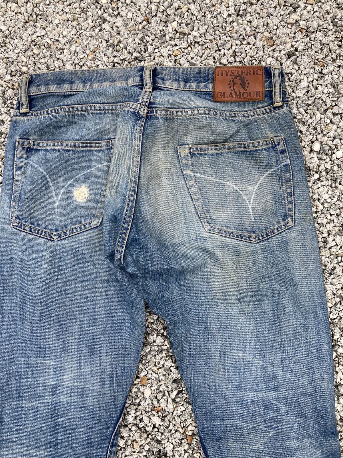 Hysteric Glamour × Seditionaries DISTRESSED HYSTERIC GLAMOUR SELVEGDE JEANS Size US 29 - 8 Thumbnail