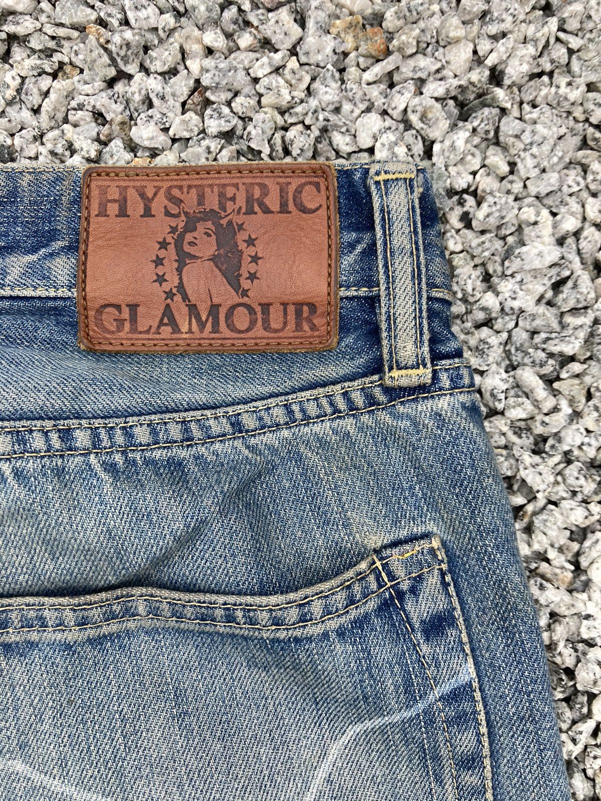 Hysteric Glamour × Seditionaries DISTRESSED HYSTERIC GLAMOUR SELVEGDE JEANS Size US 29 - 12 Thumbnail