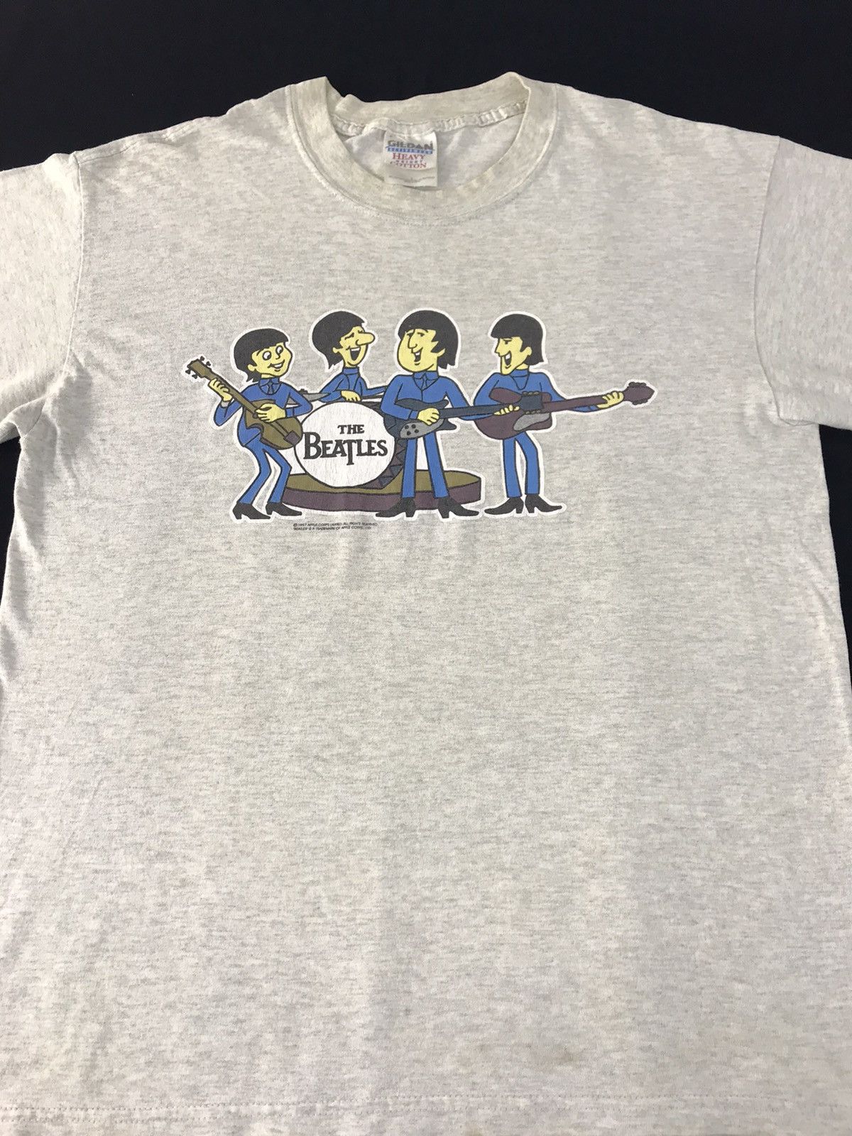 Band Tees Vintage 90s The Beatles English Rock Cartoon Tee Size US L / EU 52-54 / 3 - 3 Thumbnail