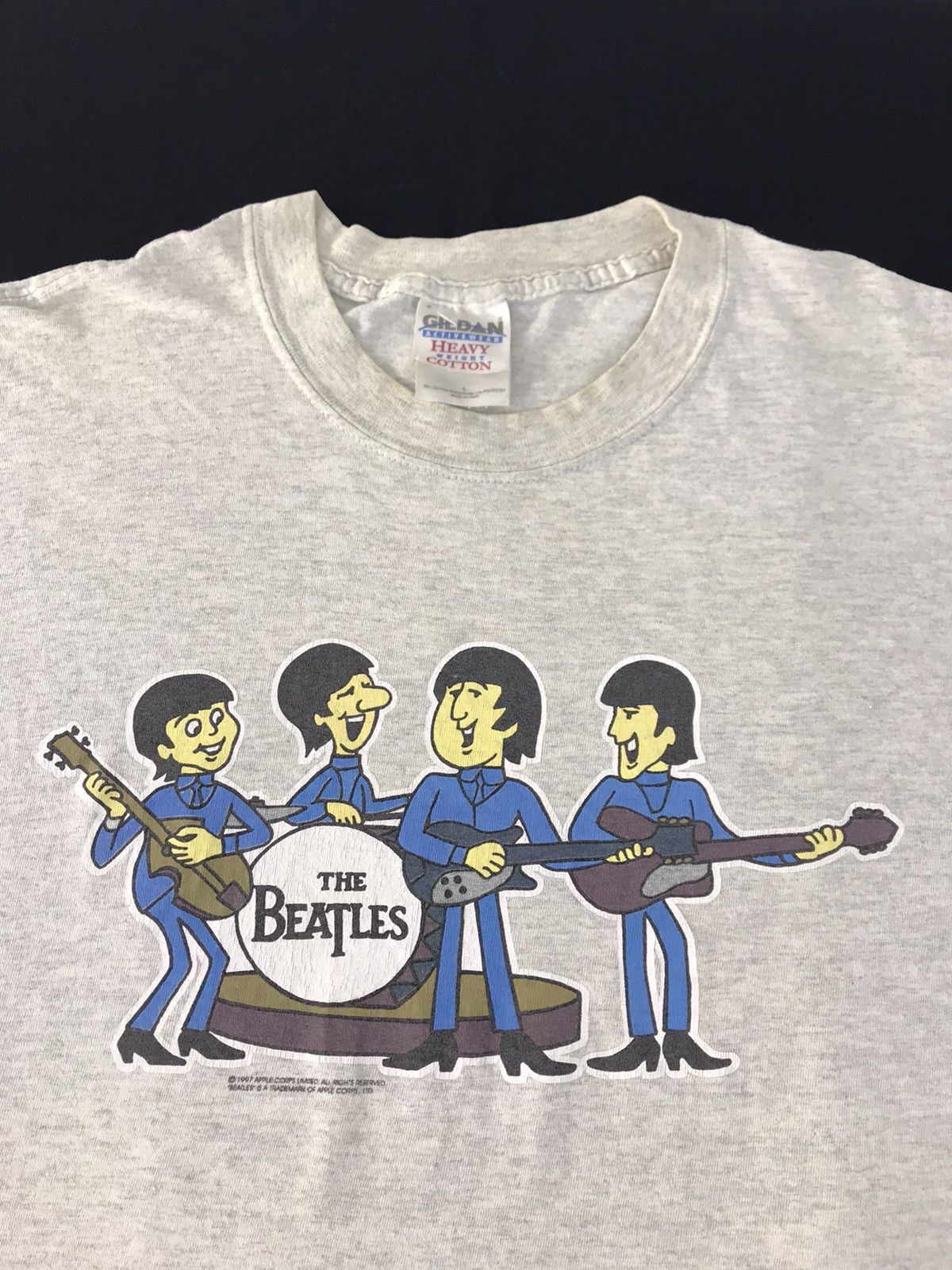 Band Tees Vintage 90s The Beatles English Rock Cartoon Tee Size US L / EU 52-54 / 3 - 2 Thumbnail