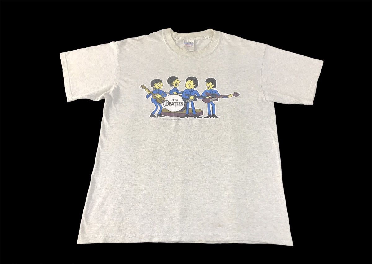 Band Tees Vintage 90s The Beatles English Rock Cartoon Tee Size US L / EU 52-54 / 3 - 1 Thumbnail