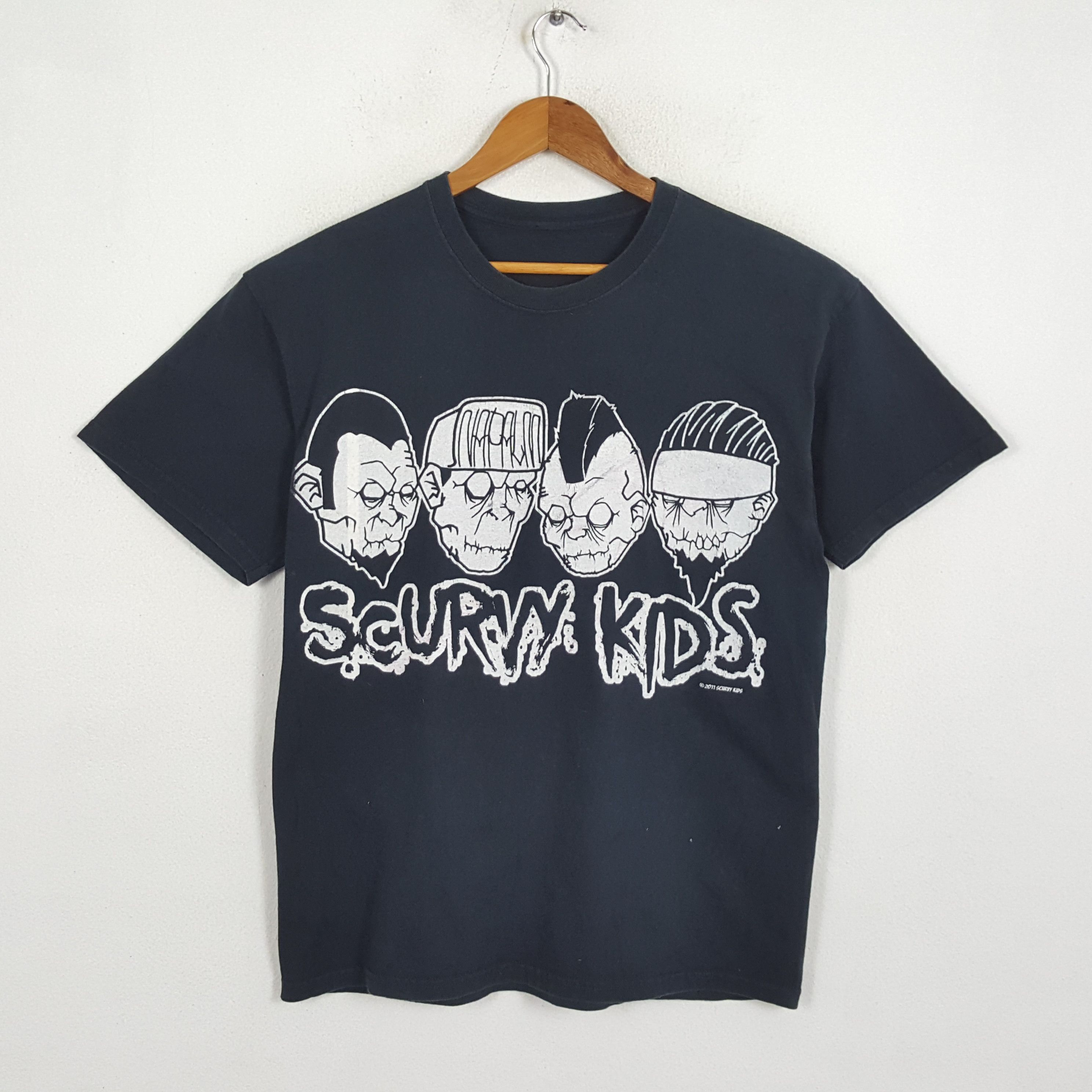 Vintage SCURVY KIDS Japanese Rock Band T-Shirts