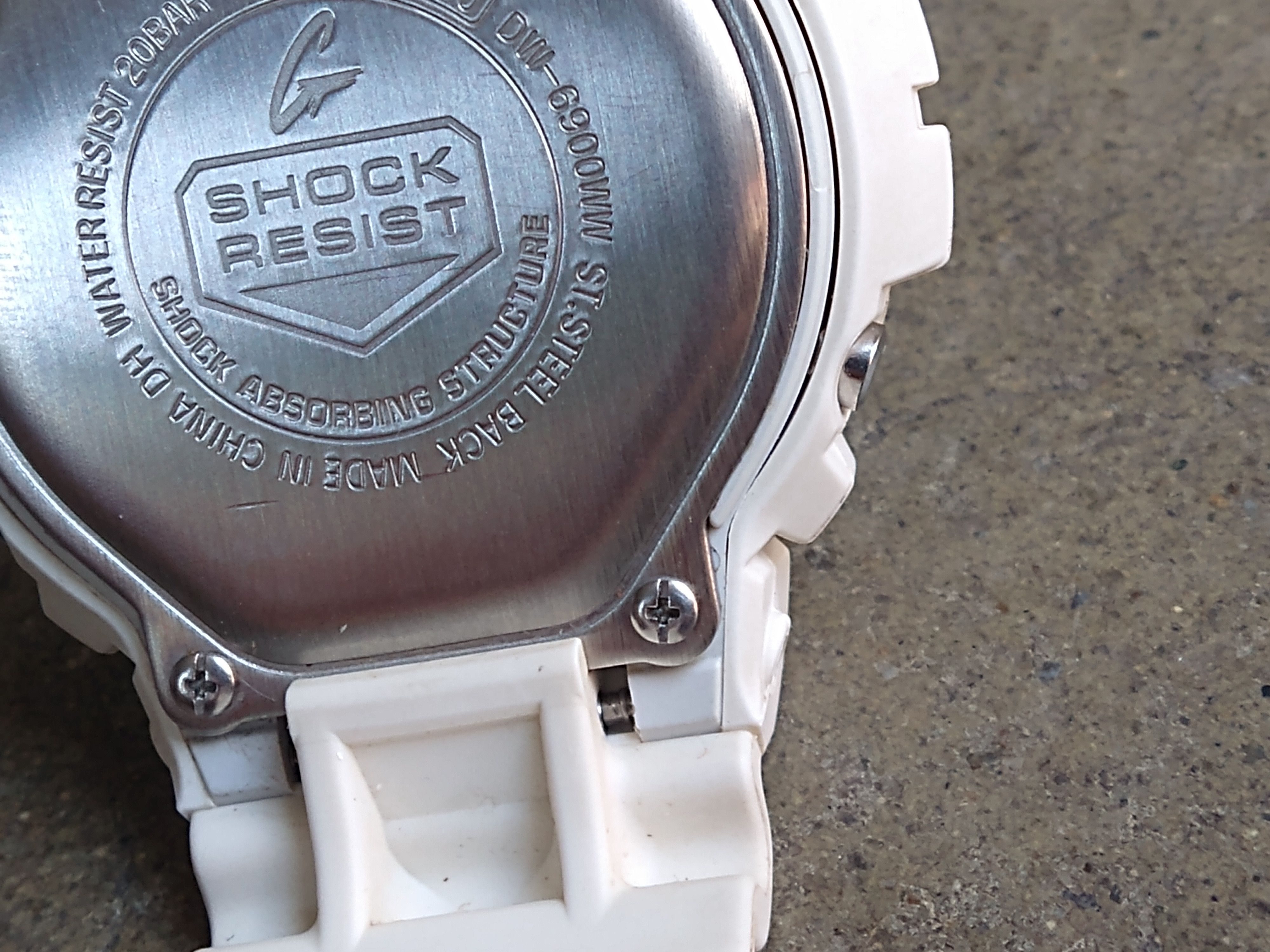 Casio × G Shock Casio G-Shock DW-6900WW White Wristwatch Rubber Whiteout Size ONE SIZE - 14 Thumbnail