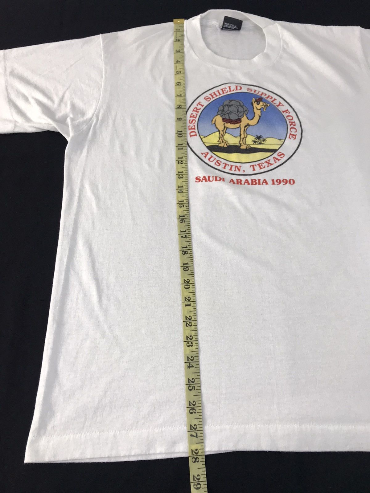 Vintage 90s Desert Shield Supply Force Austin Ops Saudi Arabia Size US L / EU 52-54 / 3 - 8 Thumbnail