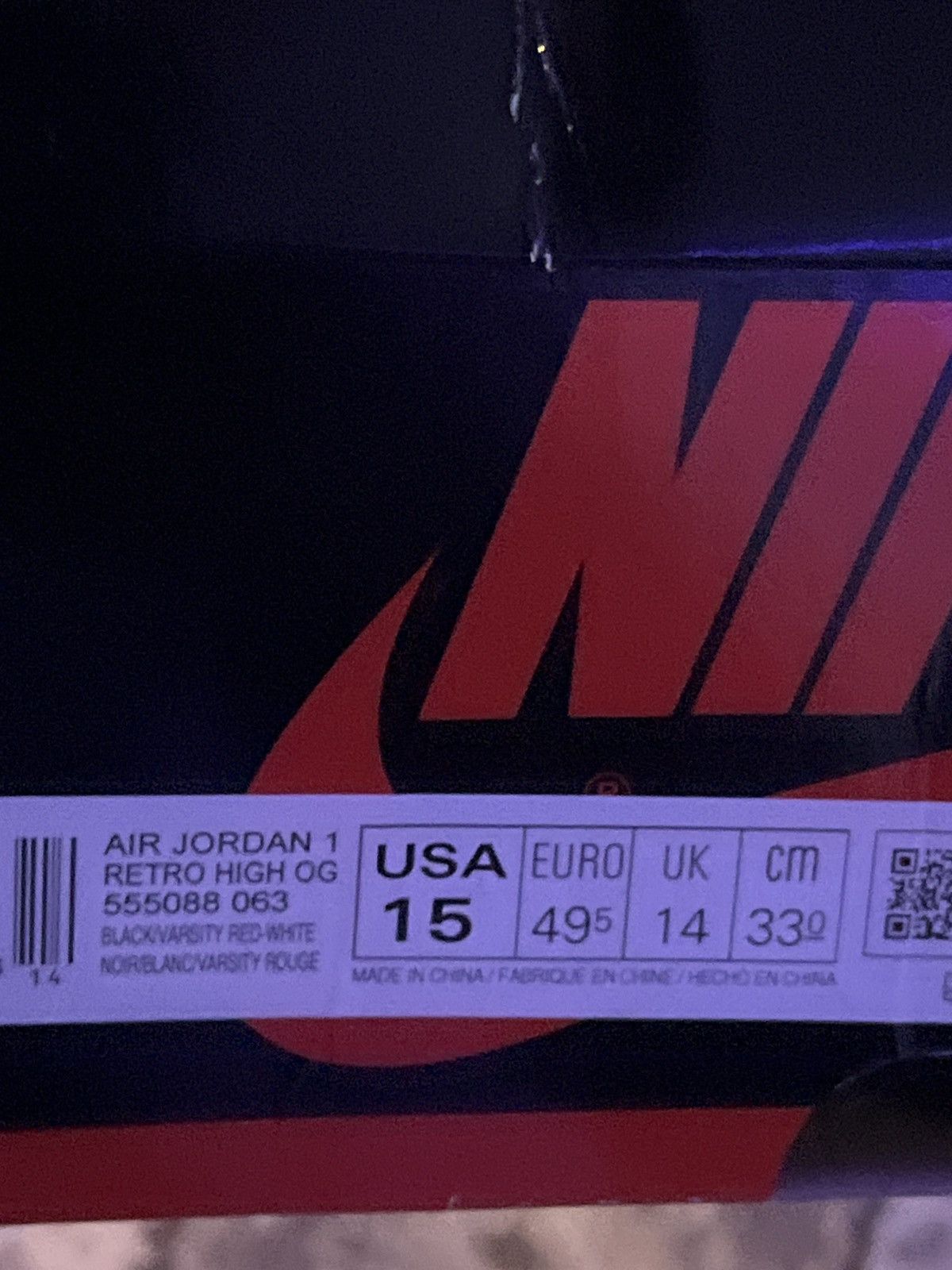 Jordan Brand jordan 1 retro high og patent bred Size US 15 / EU 48 - 9 Thumbnail