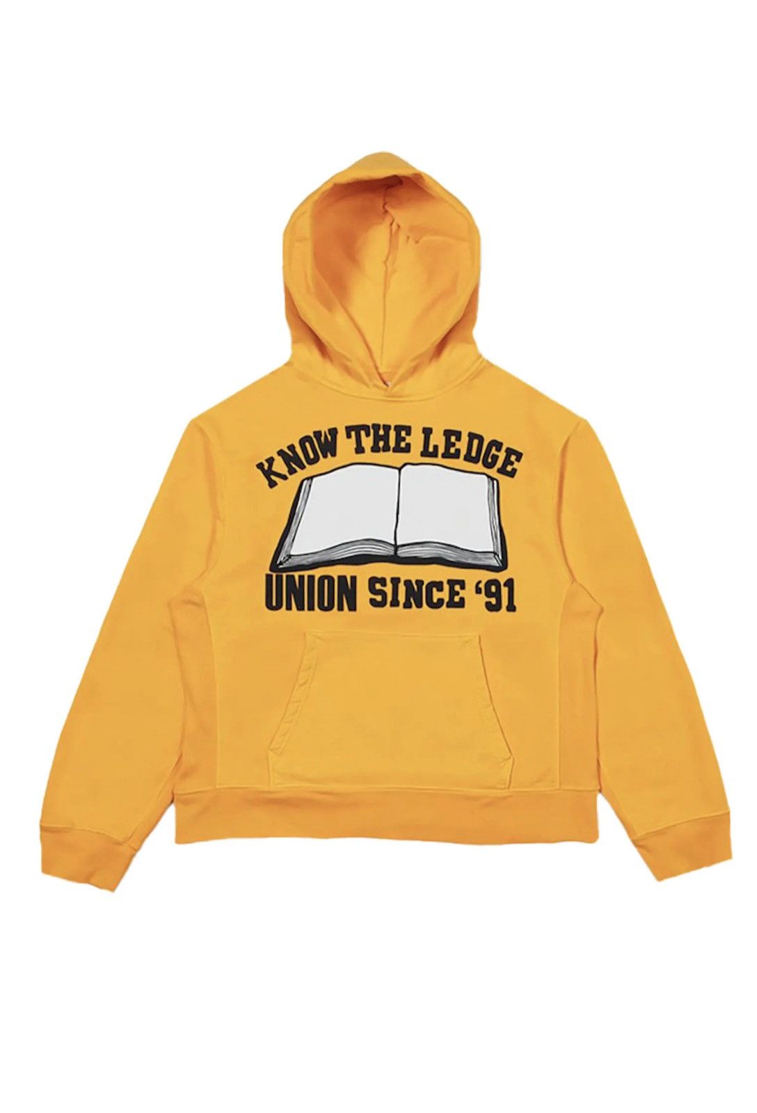 image of Cactus Plant Flea Market x Union La Cpfm X Union La Know The Ledge Hoodie Black in Yellow (Size XL)