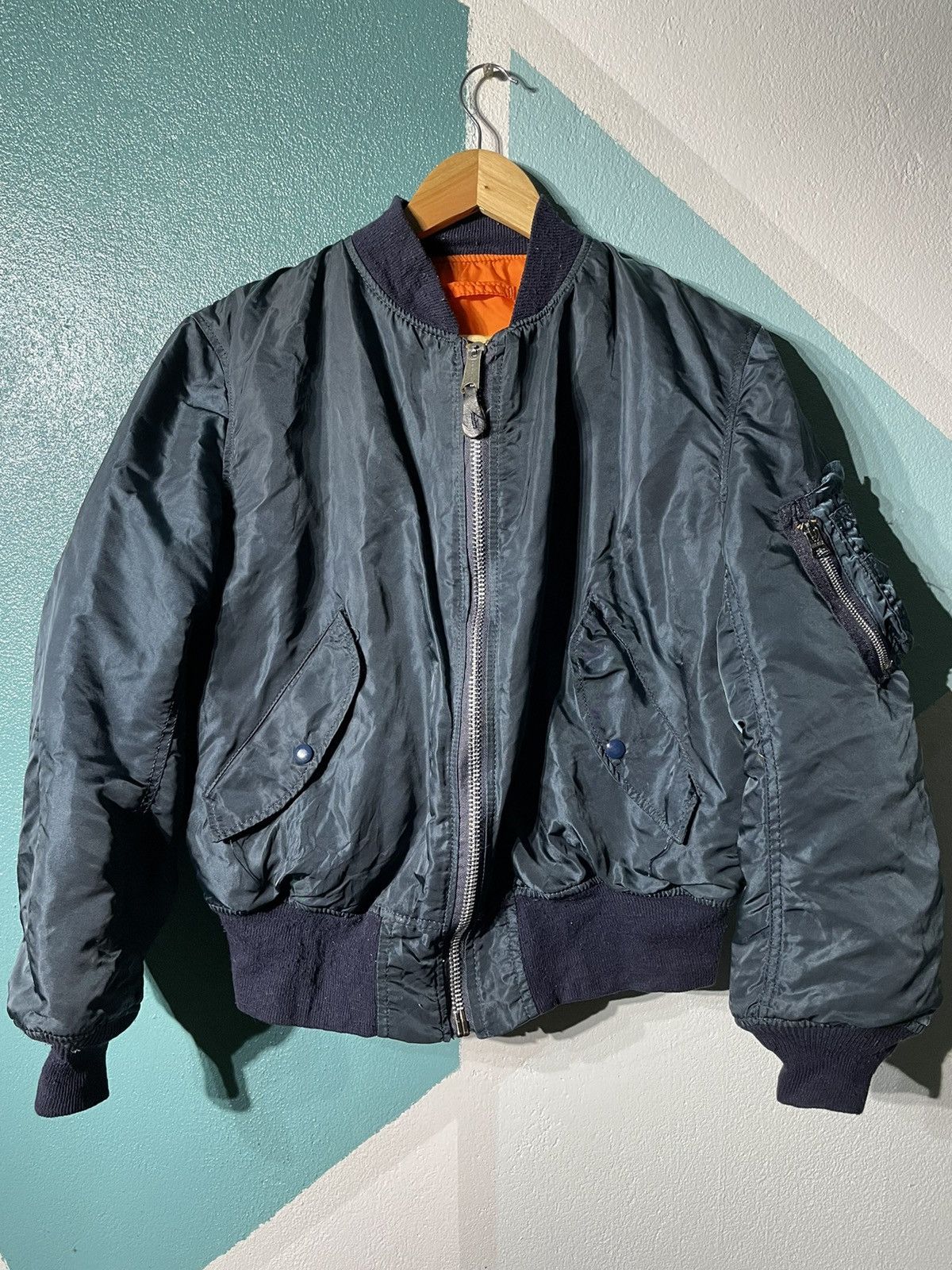 Alpha Industries Alpha Industries nylon green bomber Size US M / EU 48-50 / 2 - 1 Thumbnail