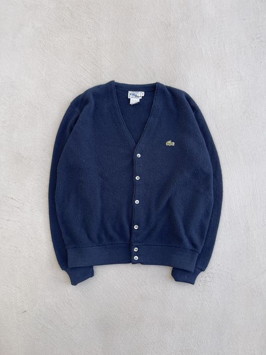 Vintage Real Vintage 1980s Izod Lacoste Alligator Logo Cardigan | Grailed