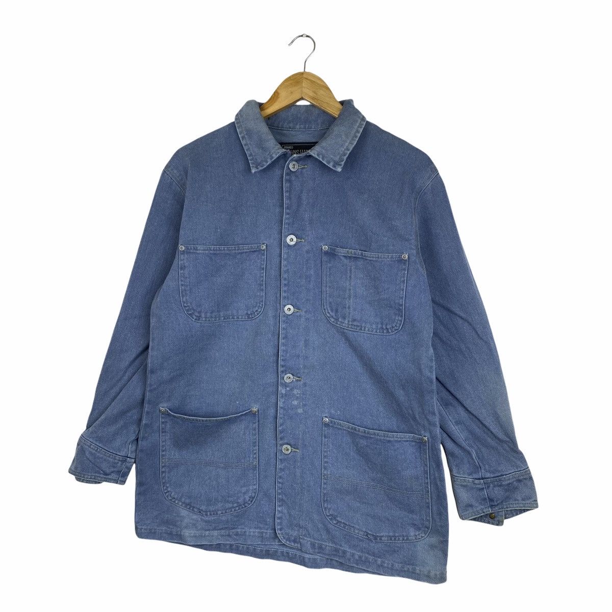 Vintage Vintage JOHNS HAMER Workwear Worker Denim Chore Jacket Size US M / EU 48-50 / 2 - 4 Thumbnail