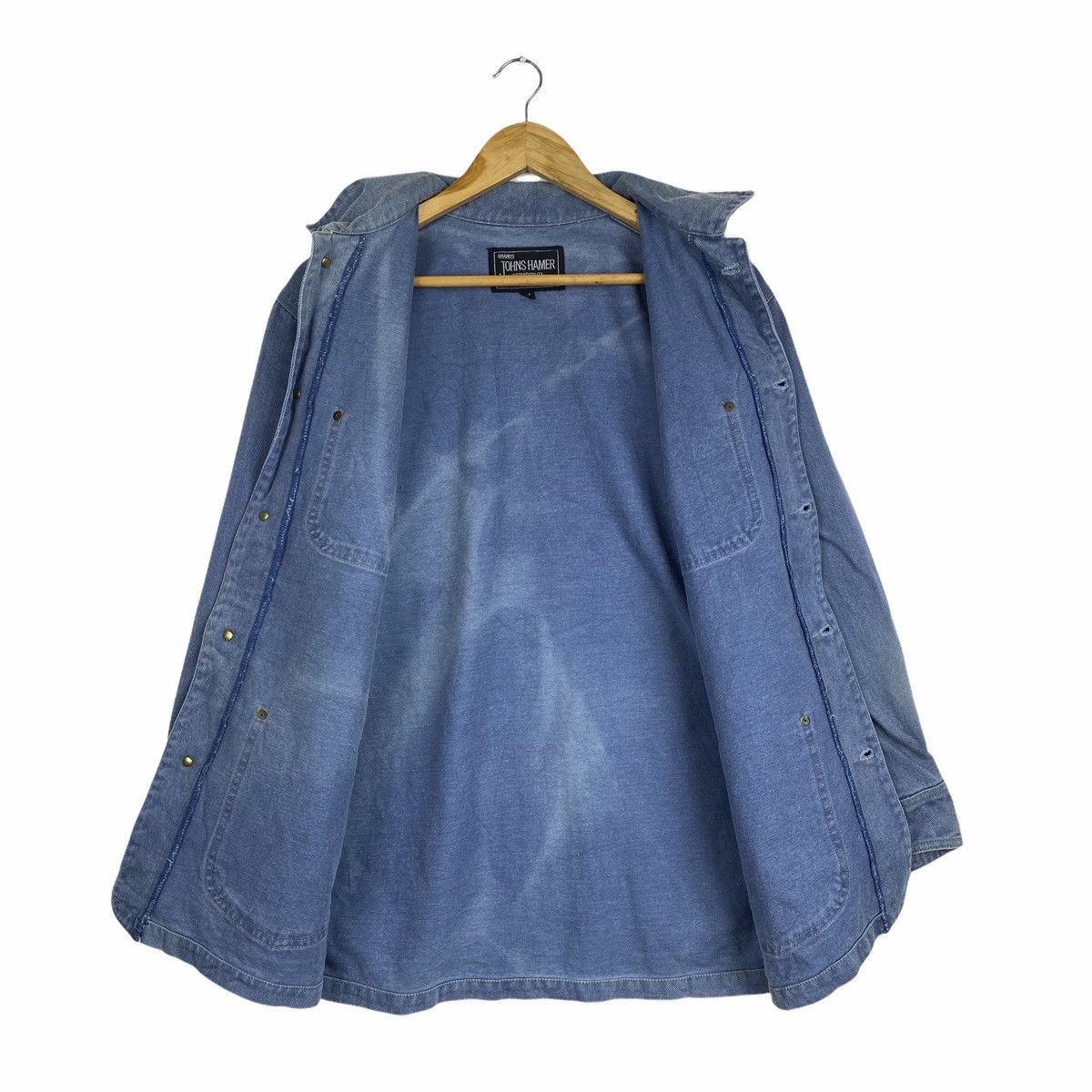 Vintage Vintage JOHNS HAMER Workwear Worker Denim Chore Jacket Size US M / EU 48-50 / 2 - 3 Thumbnail