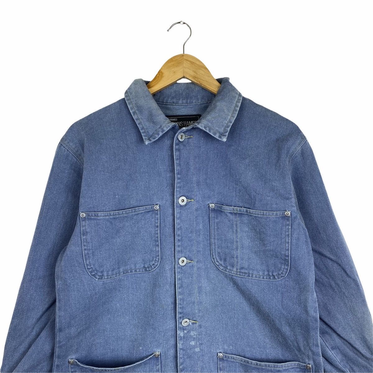 Vintage Vintage JOHNS HAMER Workwear Worker Denim Chore Jacket Size US M / EU 48-50 / 2 - 5 Thumbnail