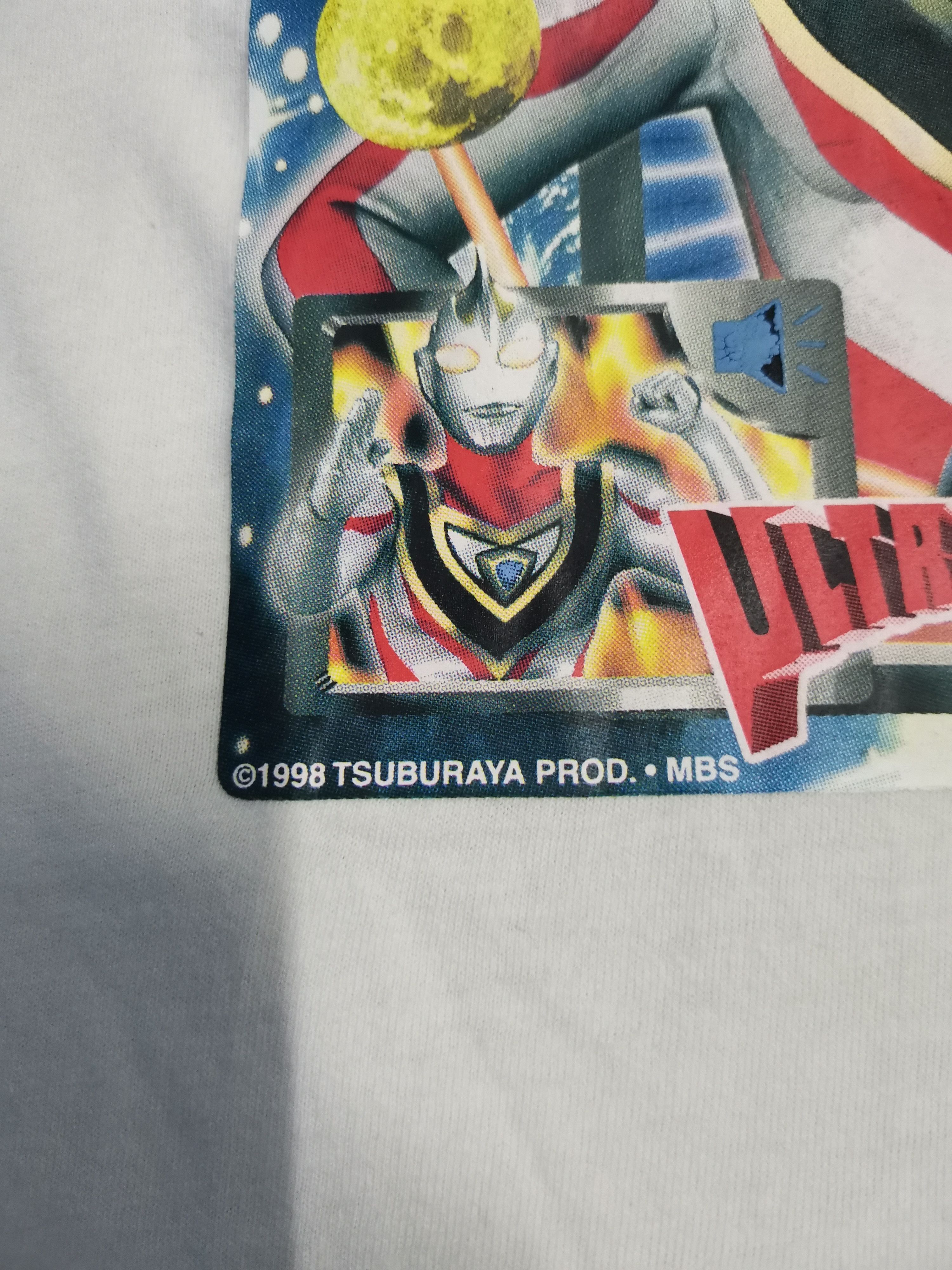 Anime Vintage ULTRAMAN GAIA 1998 Japan Anime Tee Akira Bleach Eva Size US S / EU 44-46 / 1 - 3 Thumbnail