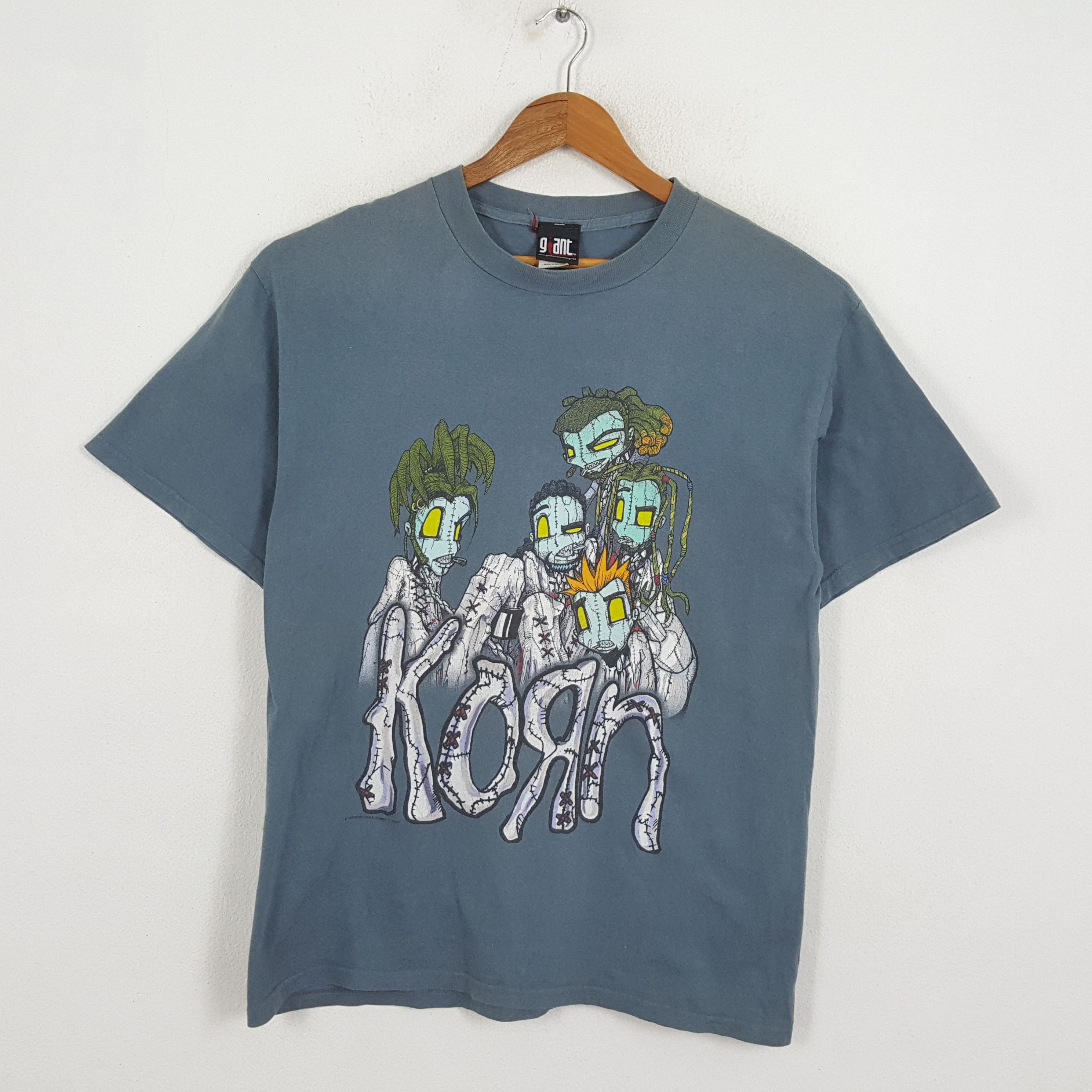Vintage 90's KORN American Rock Band Tour T-Shirts