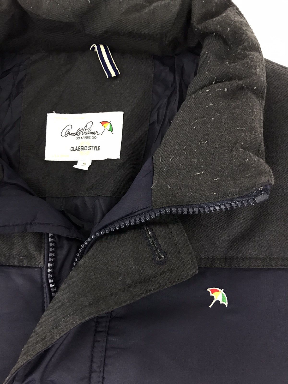 Japanese Brand × Vintage Rare Arnold Palmer Puffer Quilted Jacket Winter sweat Size US M / EU 48-50 / 2 - 3 Thumbnail