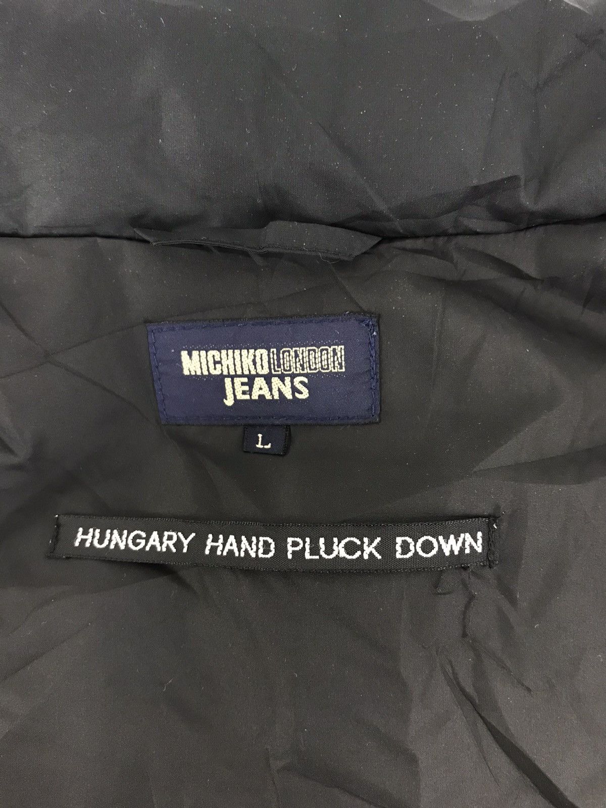 Japanese Brand × Michiko Koshino London Vtg Michiko London Jeans Hungry Hand Down Puffer Jacket Size US XL / EU 56 / 4 - 5 Thumbnail