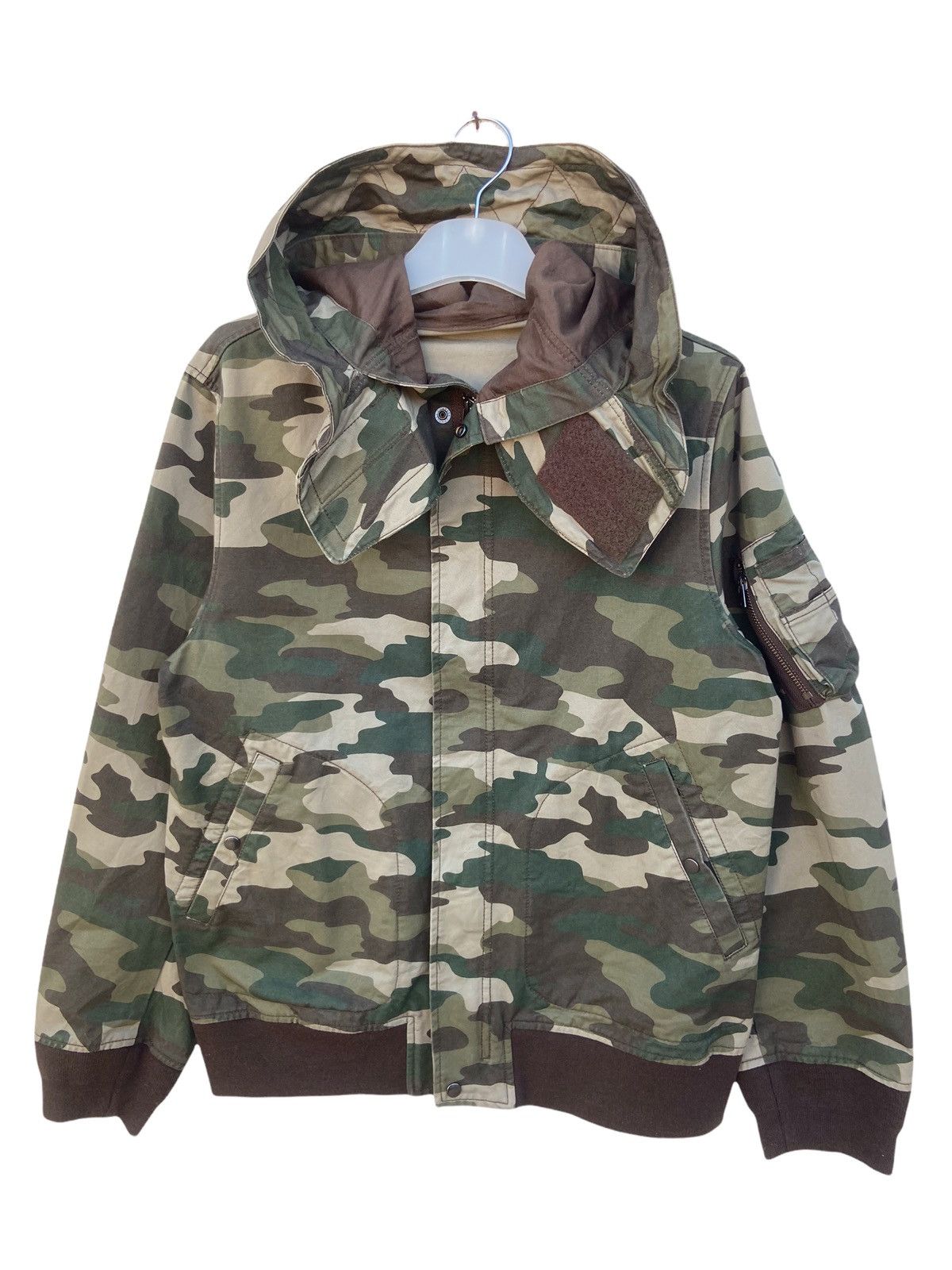 Beams Plus BEAMS CAMOUFLAG BOMBER JACKET Size US L / EU 52-54 / 3 - 1 Thumbnail