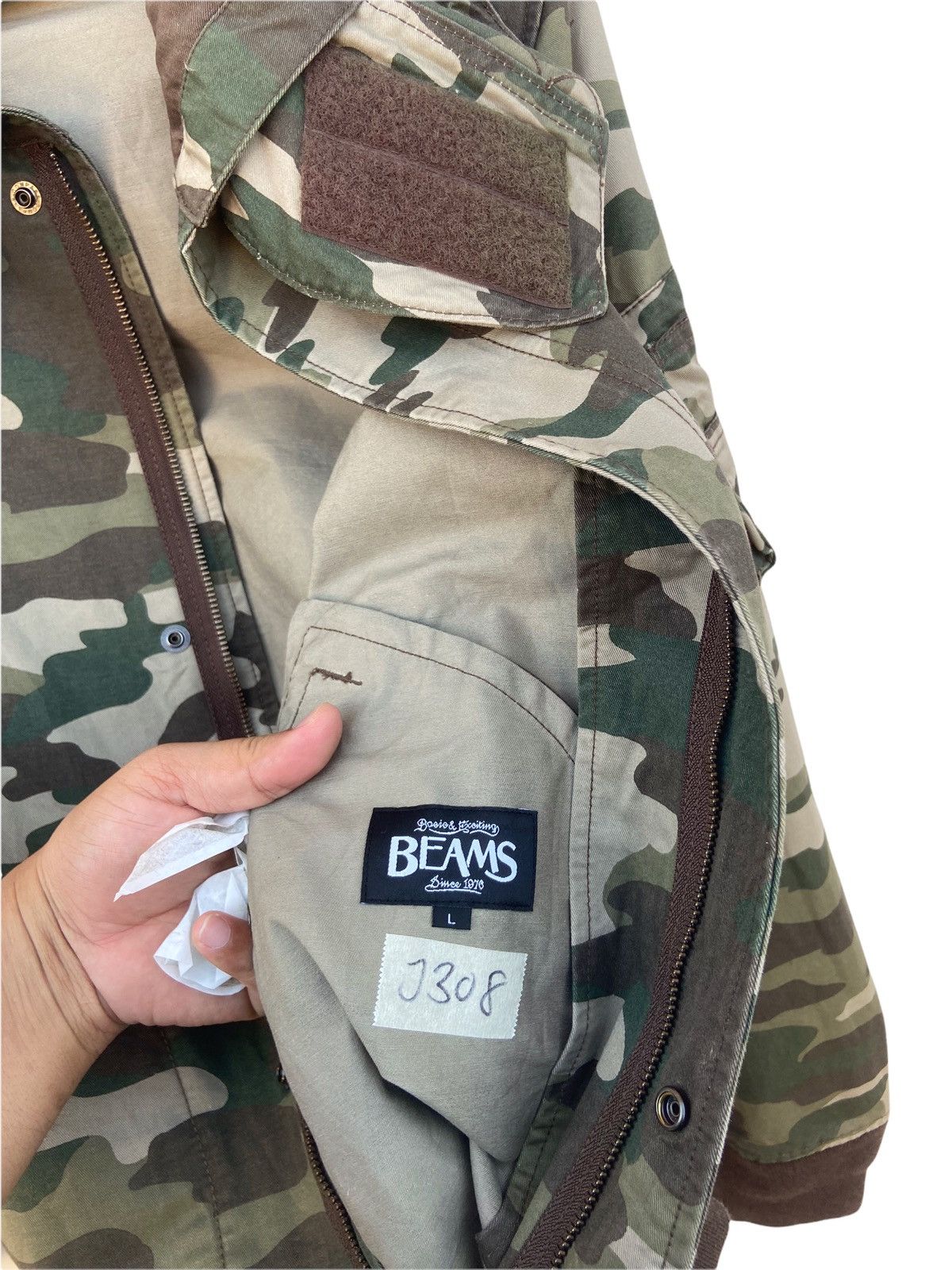 Beams Plus BEAMS CAMOUFLAG BOMBER JACKET Size US L / EU 52-54 / 3 - 5 Thumbnail