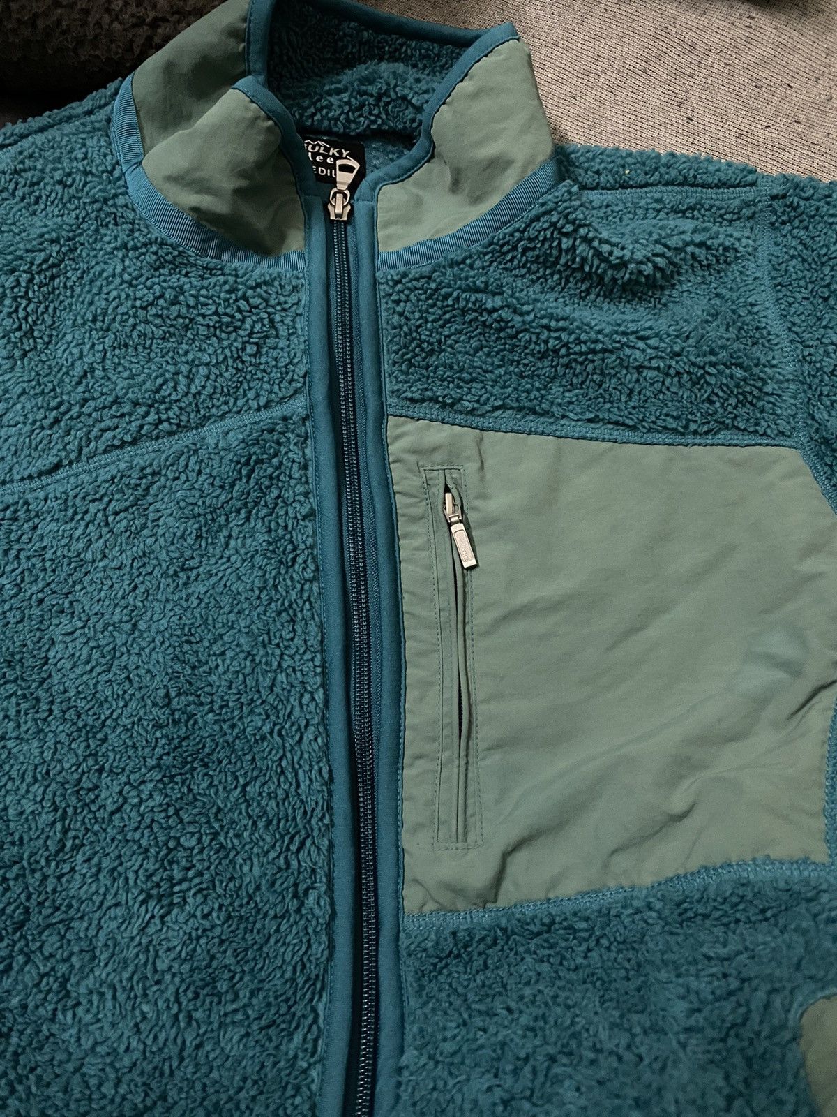 Japanese Brand Bulky Fleece Jacket Deep Pile Retro Sweater Size US M / EU 48-50 / 2 - 3 Thumbnail