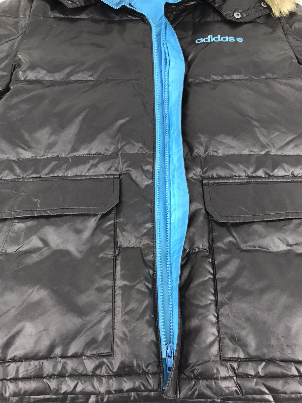 Adidas Adidas Athletic Puffer Quilted Coach Jacket Zipper Style Size US L / EU 52-54 / 3 - 5 Thumbnail