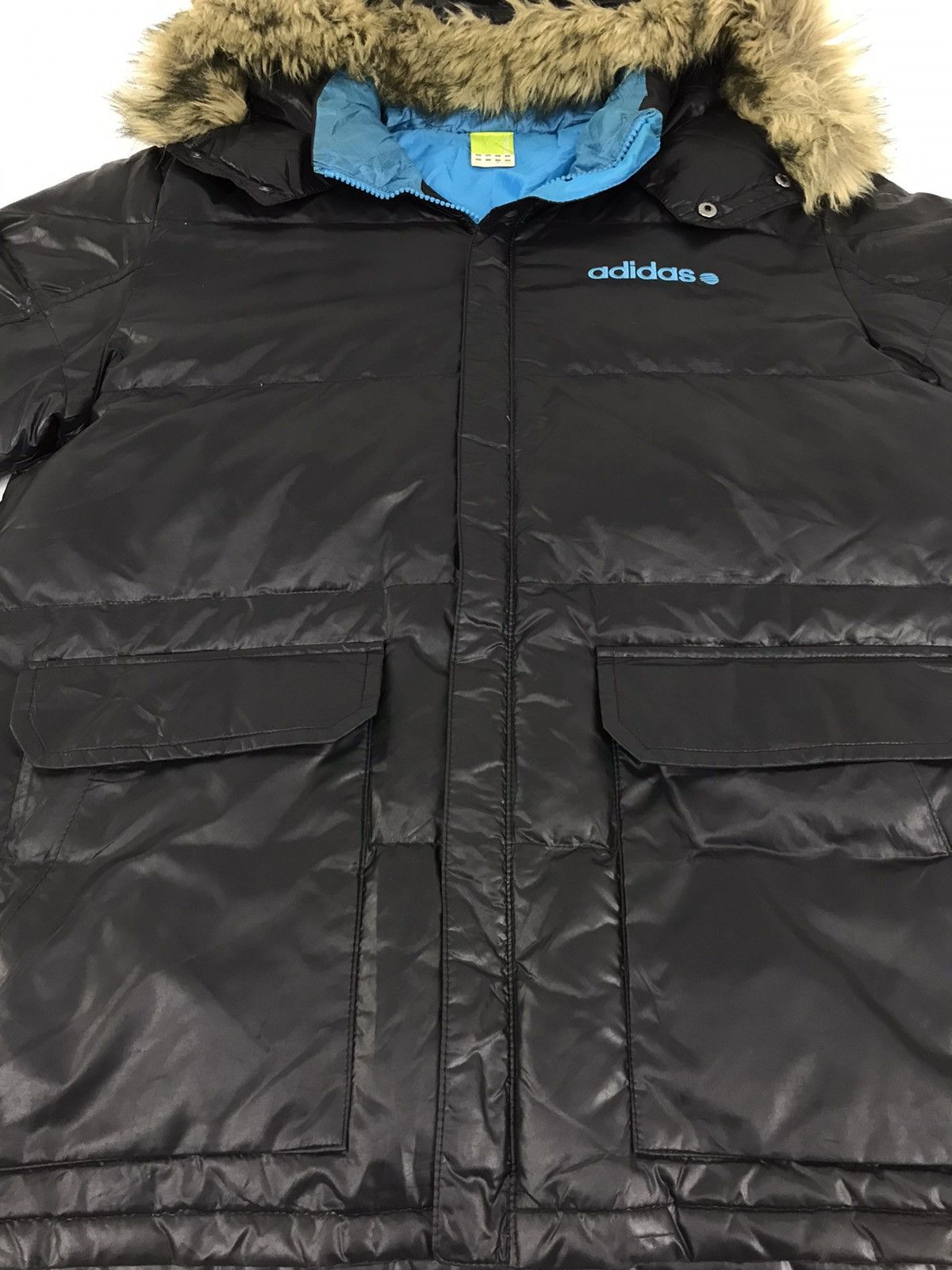 Adidas Adidas Athletic Puffer Quilted Coach Jacket Zipper Style Size US L / EU 52-54 / 3 - 4 Thumbnail